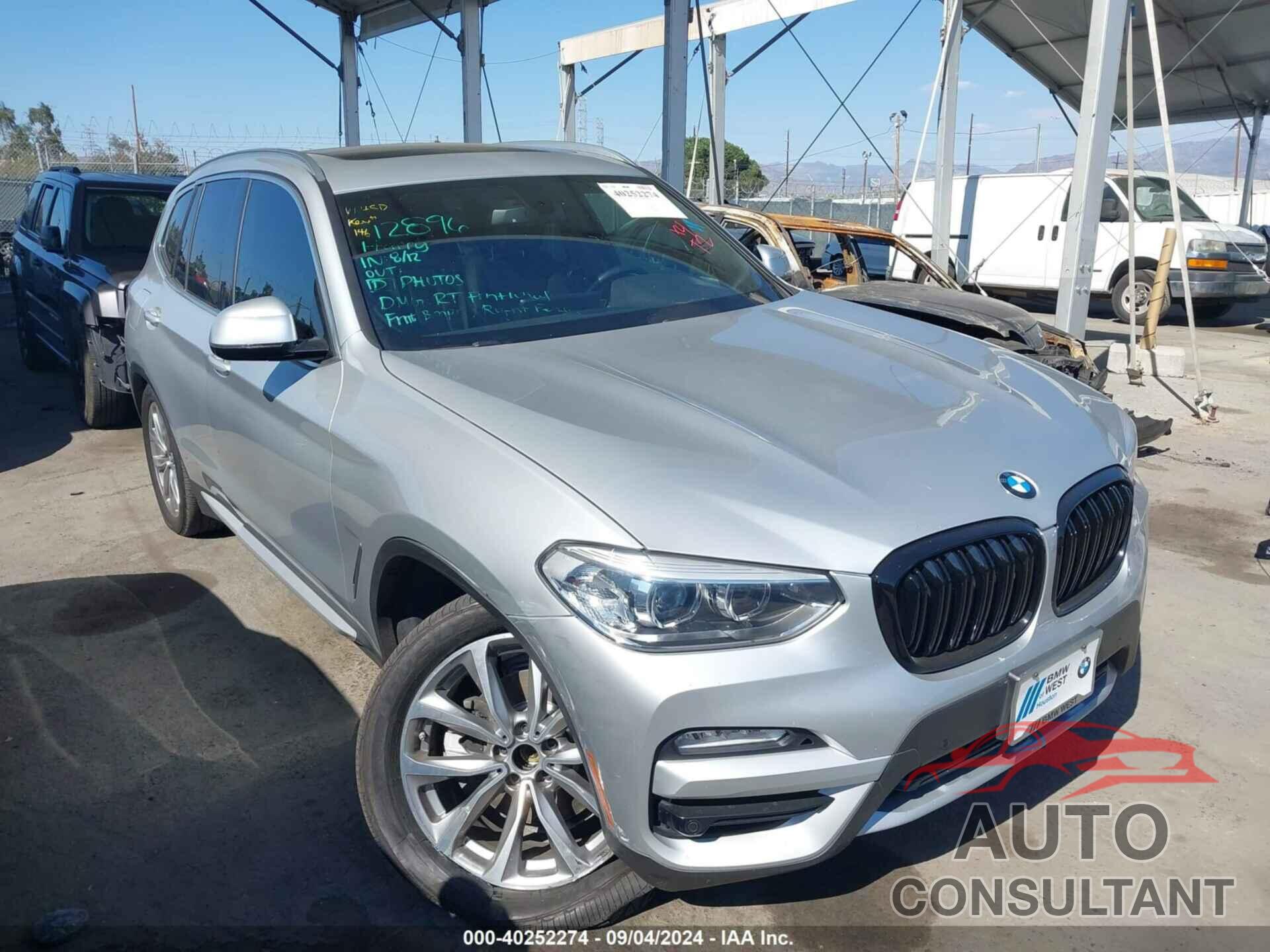 BMW X3 2018 - 5UXTR9C53JLD65367