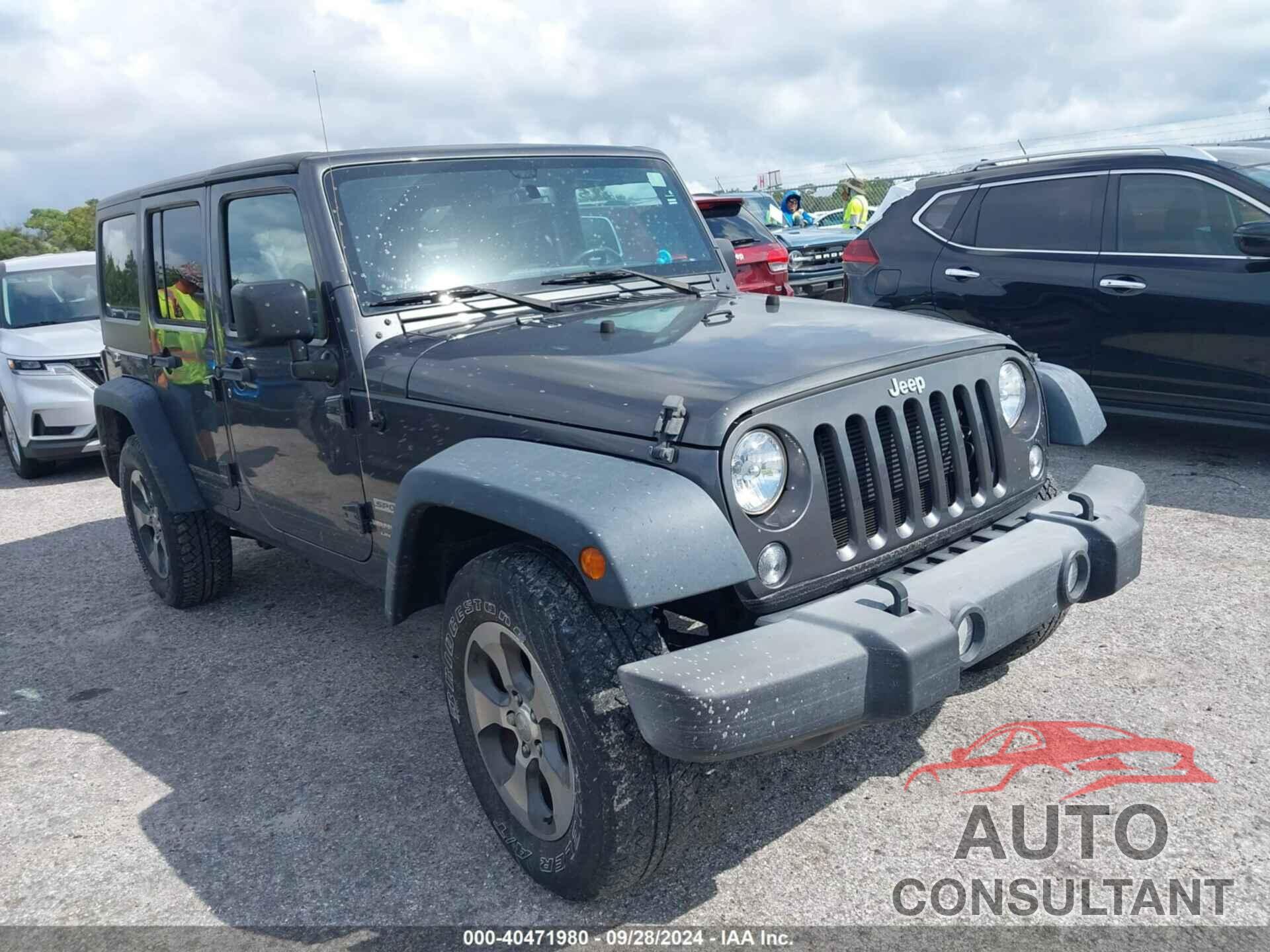 JEEP WRANGLER JK UNLIMITED 2018 - 1C4BJWDG7JL806465