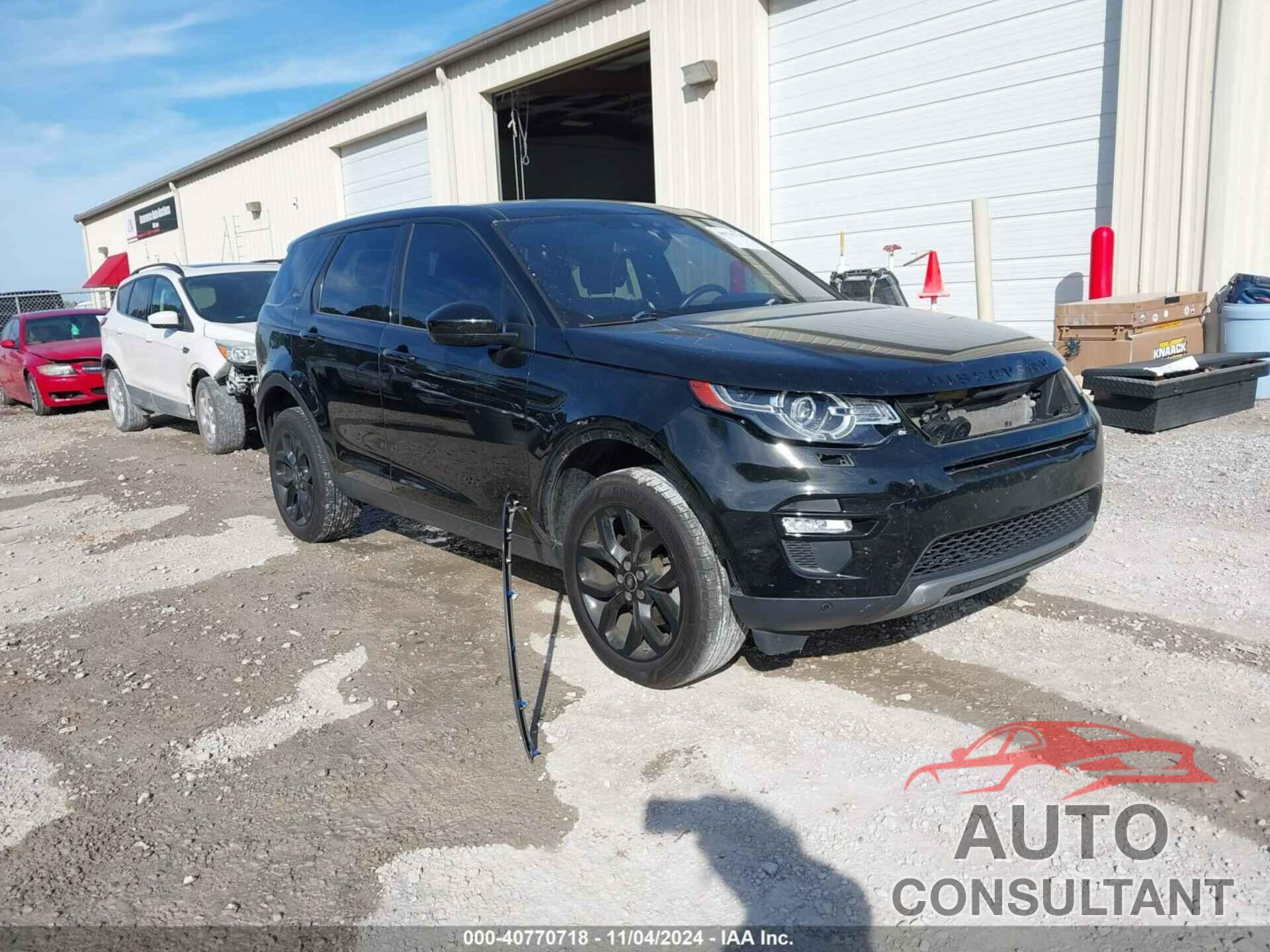 LAND ROVER DISCOVERY SPORT 2019 - SALCR2FX1KH814884