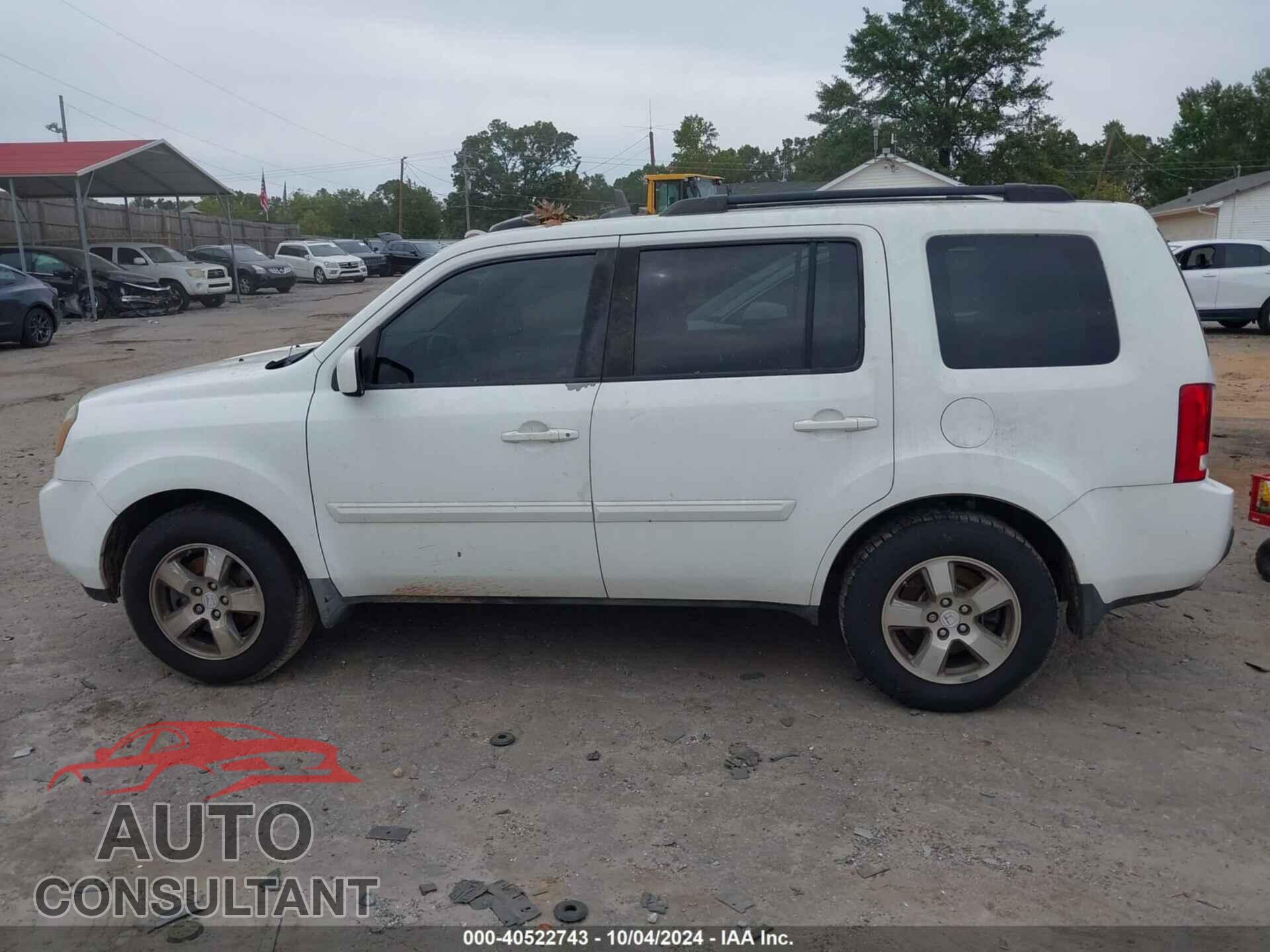 HONDA PILOT 2010 - 5FNYF3H61AB007781