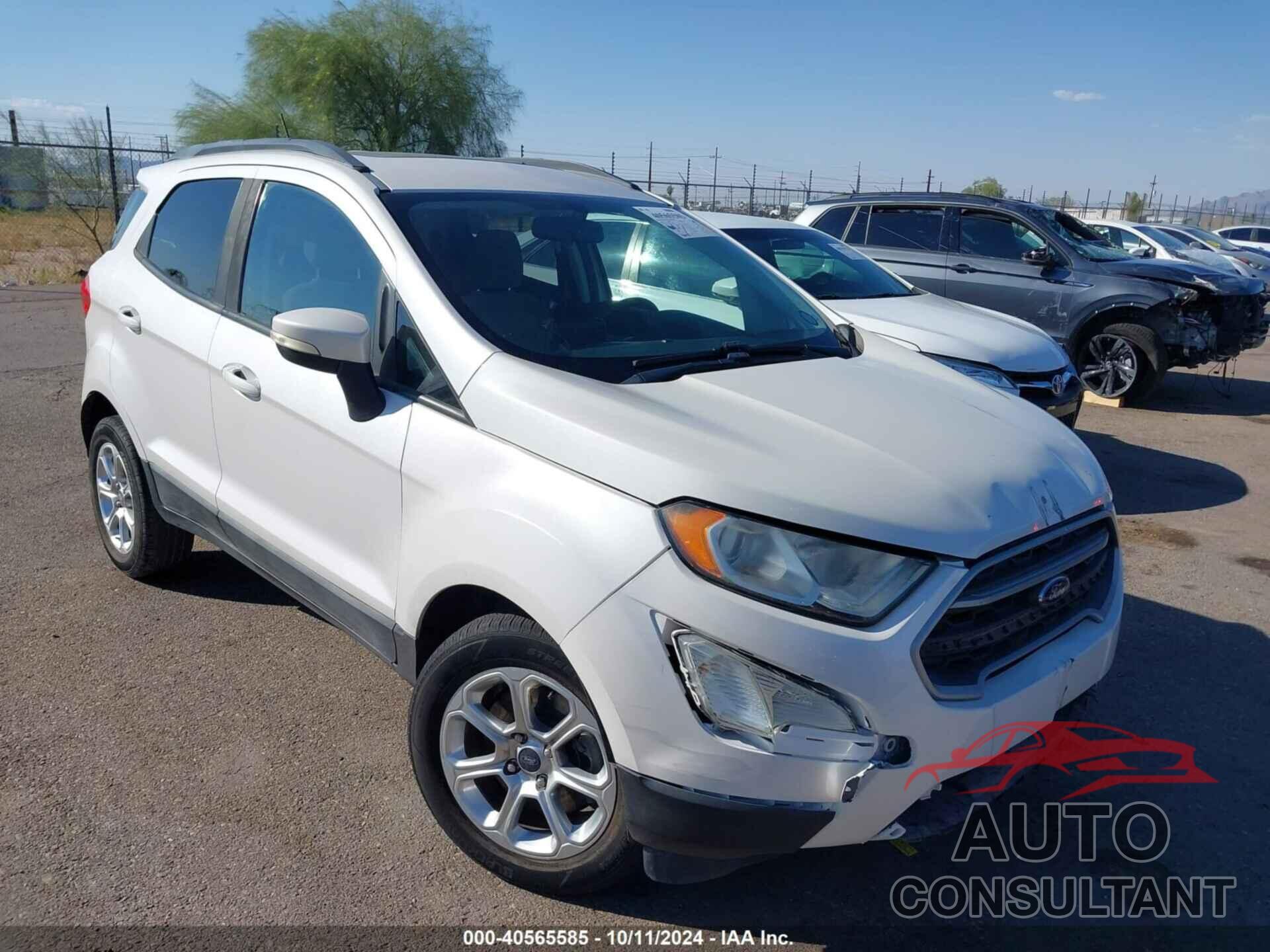 FORD ECOSPORT 2019 - MAJ3S2GE9KC254091