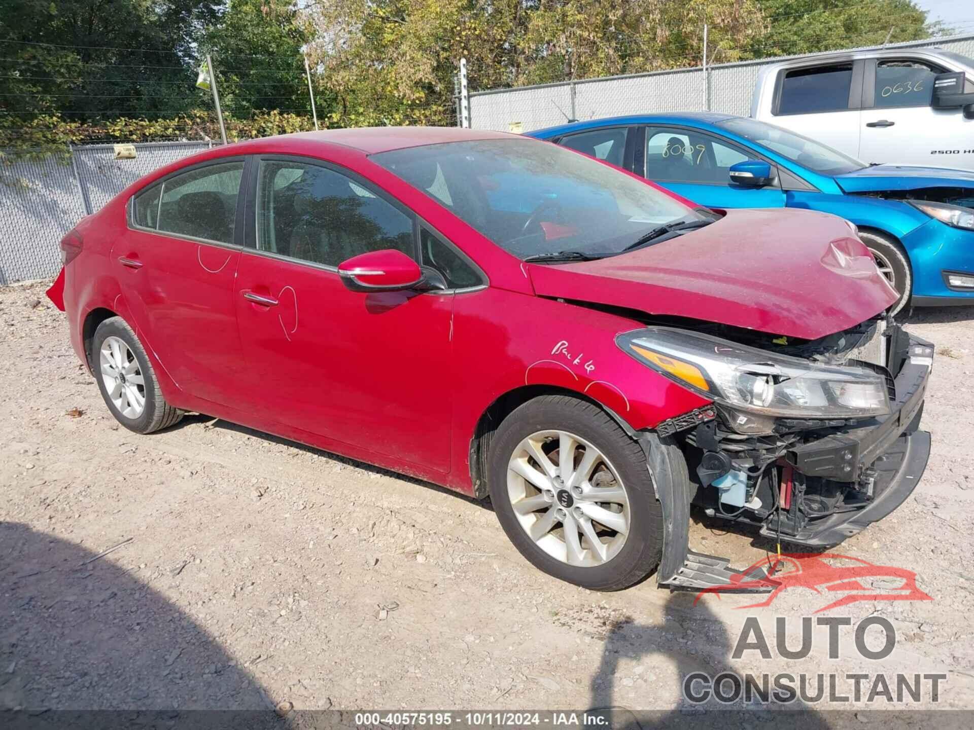 KIA FORTE 2017 - 3KPFL4A77HE024996