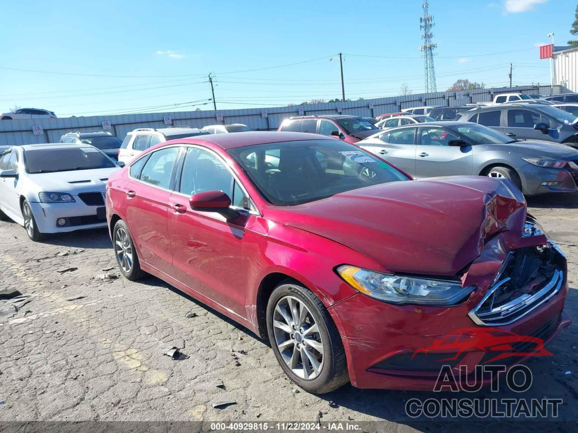 FORD FUSION 2017 - 3FA6P0H75HR193206