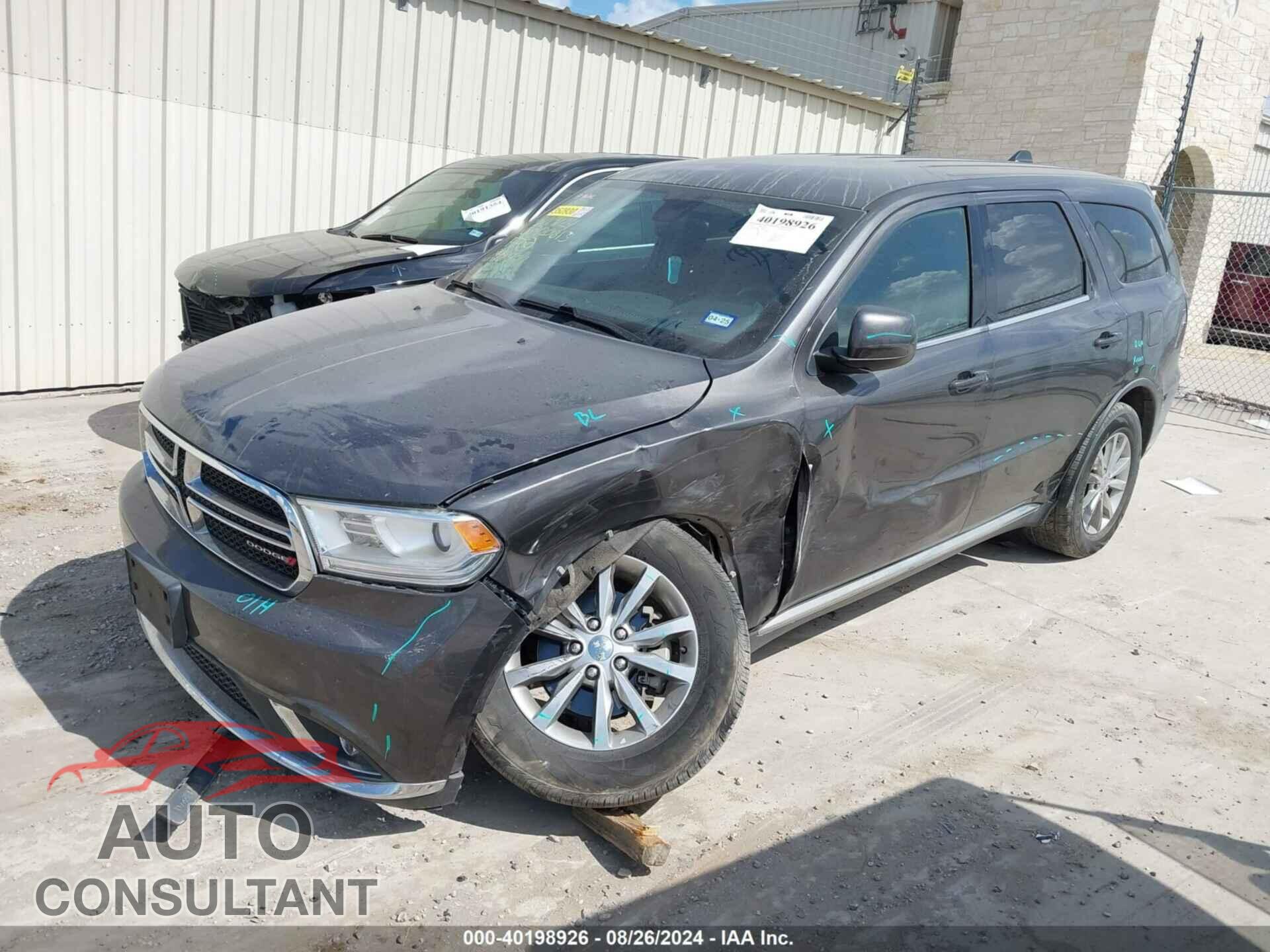 DODGE DURANGO 2017 - 1C4RDJAG4HC898481
