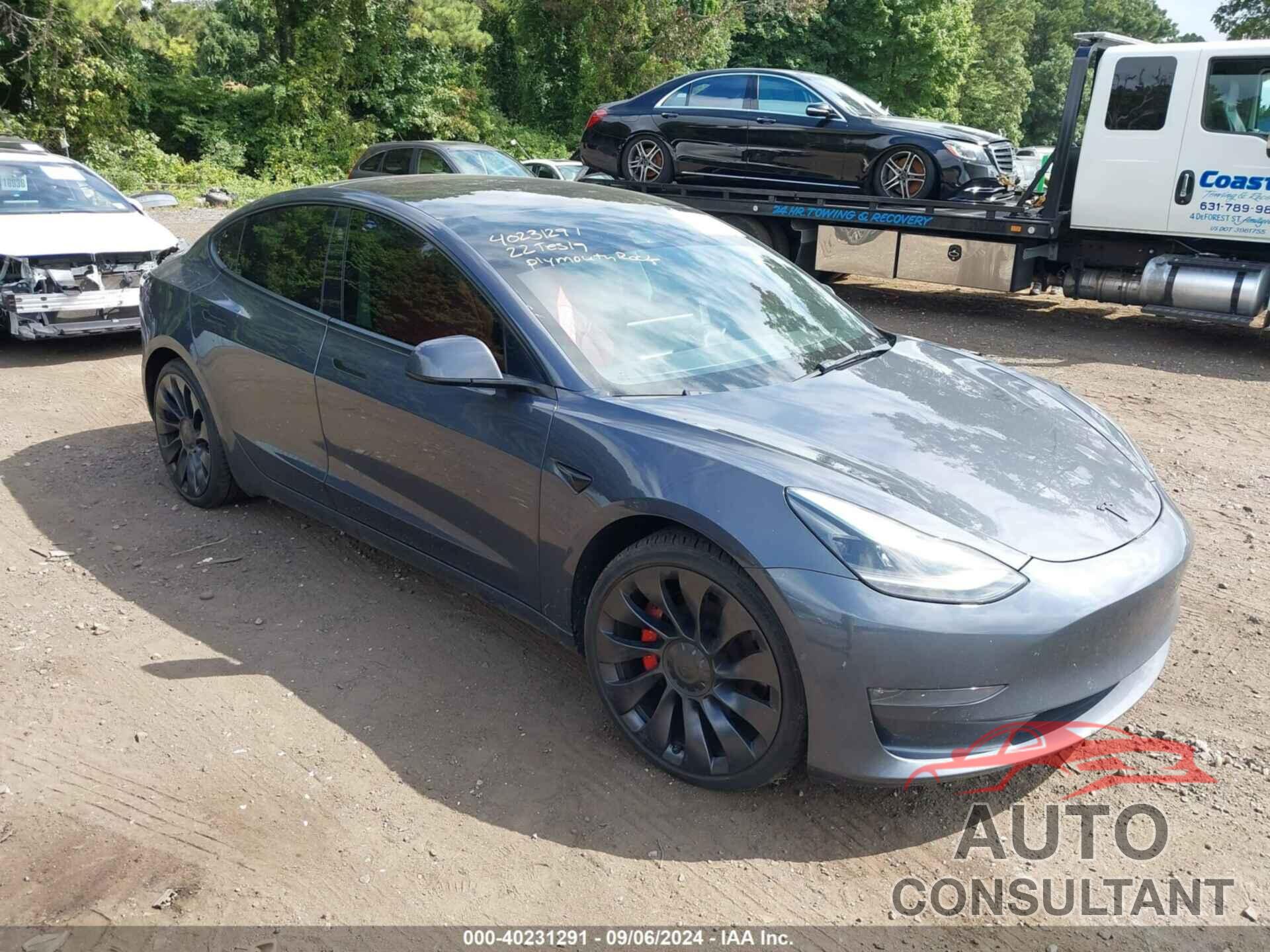 TESLA MODEL 3 2022 - 5YJ3E1EC0NF262715