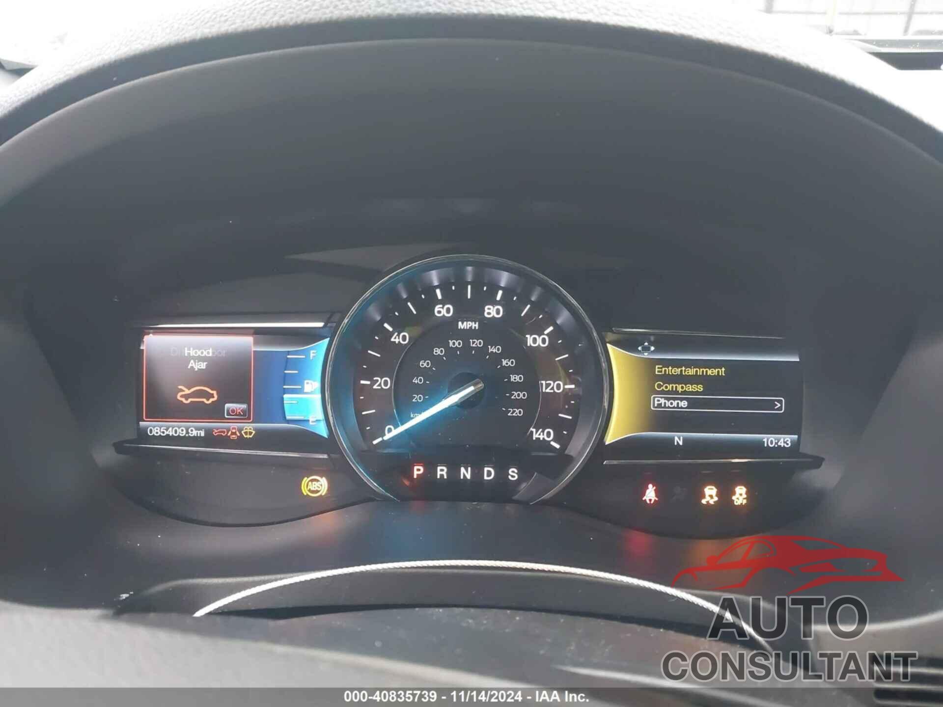 FORD EXPLORER 2017 - 1FM5K8D86HGA99193