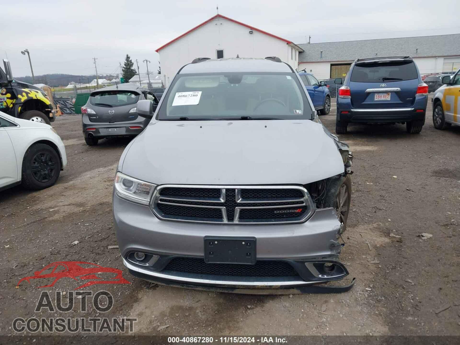 DODGE DURANGO 2017 - 1C4RDJAG1HC785426