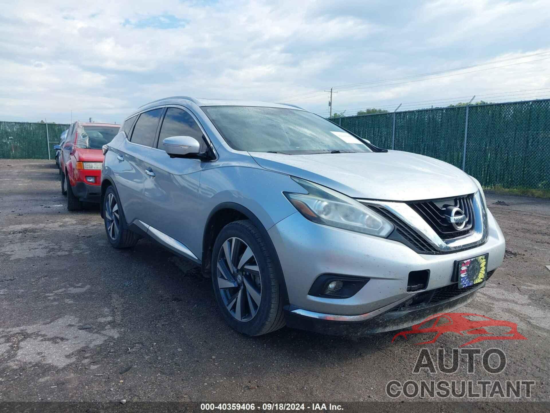 NISSAN MURANO 2015 - 5N1AZ2MG5FN215362