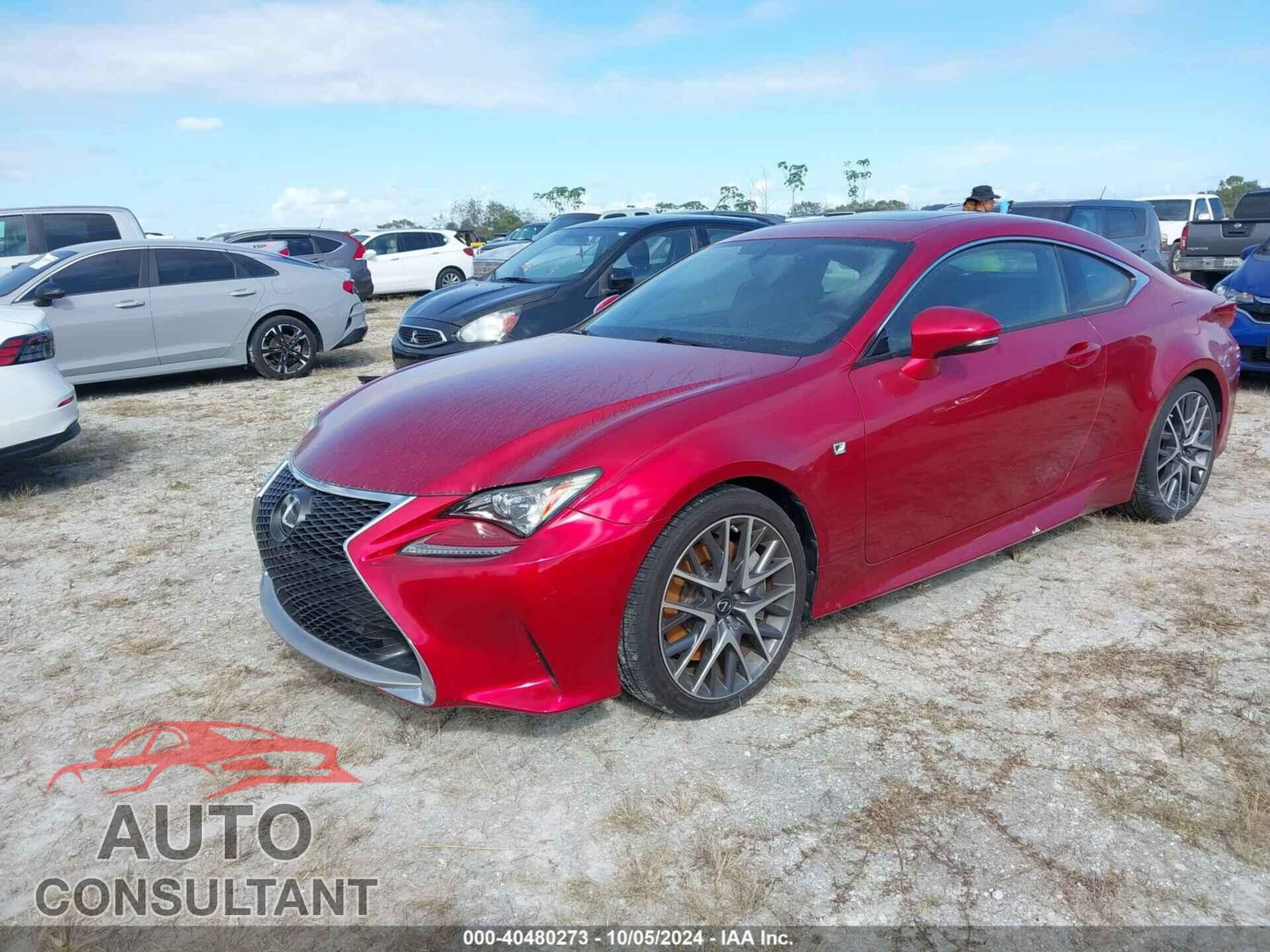 LEXUS RC 2016 - JTHHA5BC8G5003552