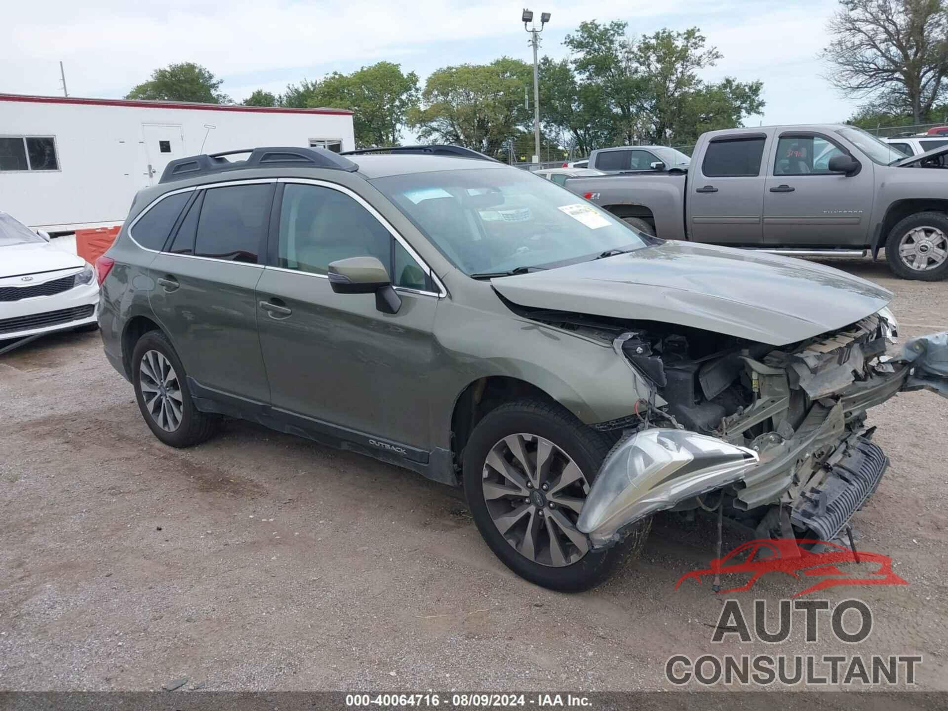 SUBARU OUTBACK 2016 - 4S4BSBJC1G3246194