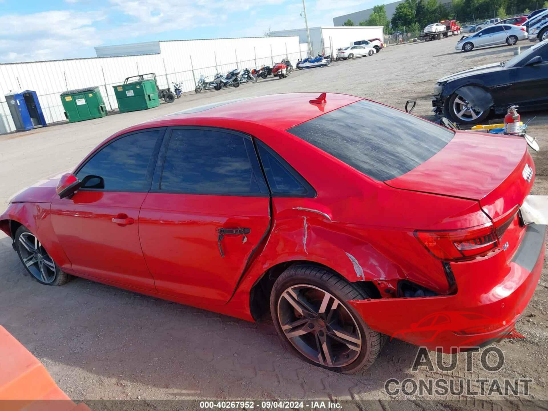 AUDI A4 2017 - WAUGNAF4XHN007775