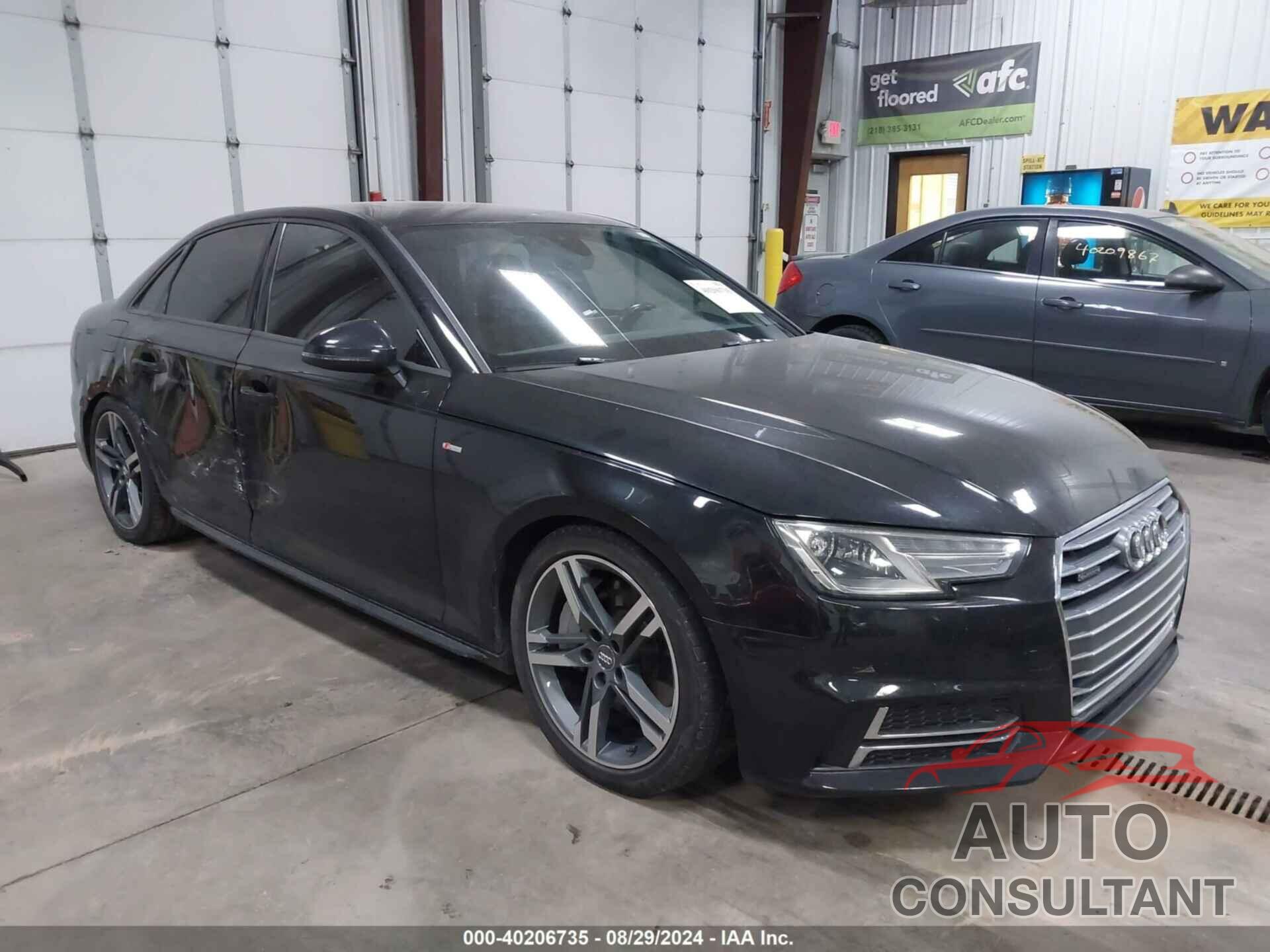 AUDI A4 2017 - WAUDNAF46HN052408