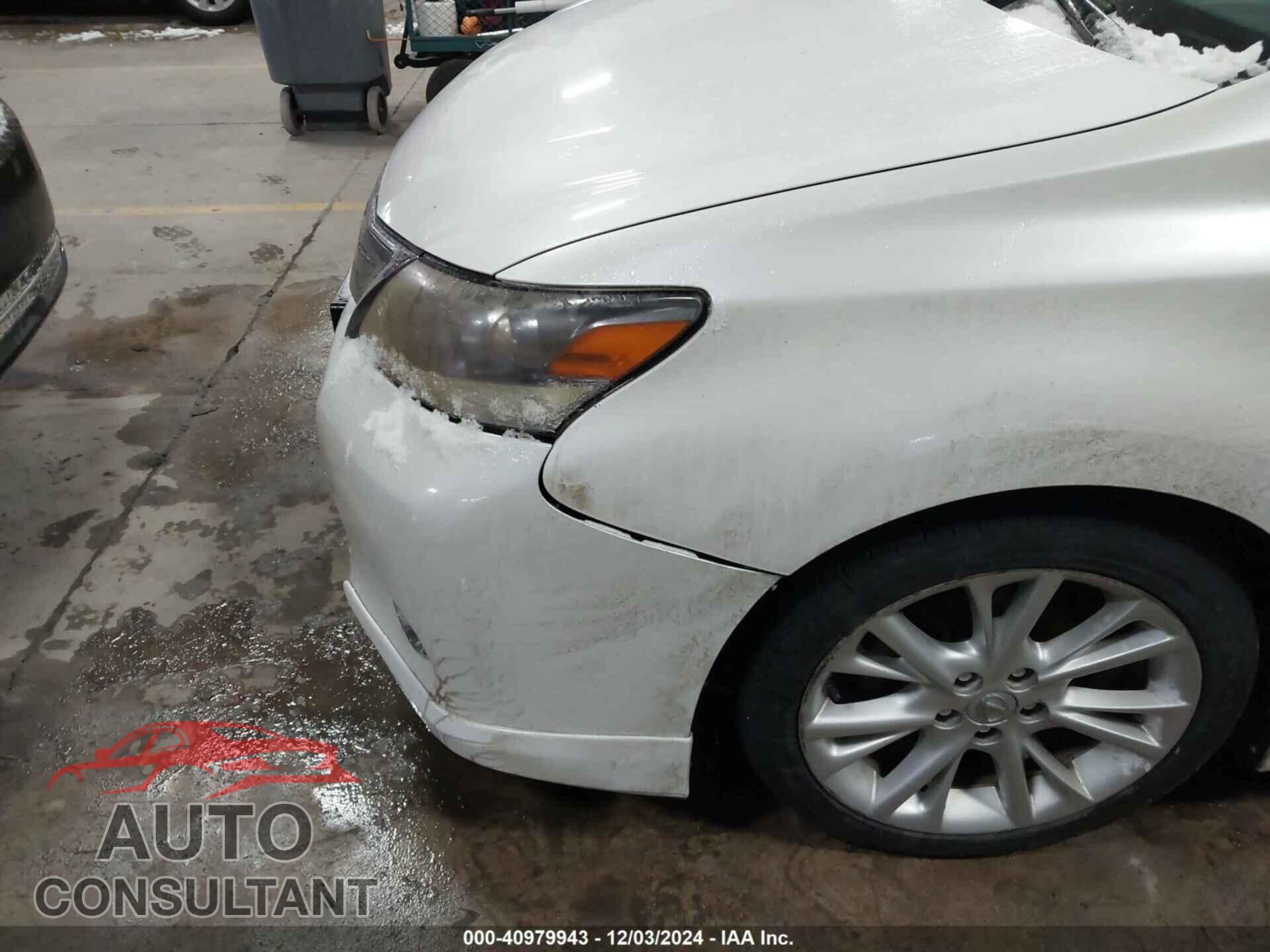 LEXUS HS 250H 2010 - JTHBB1BA1A2010359