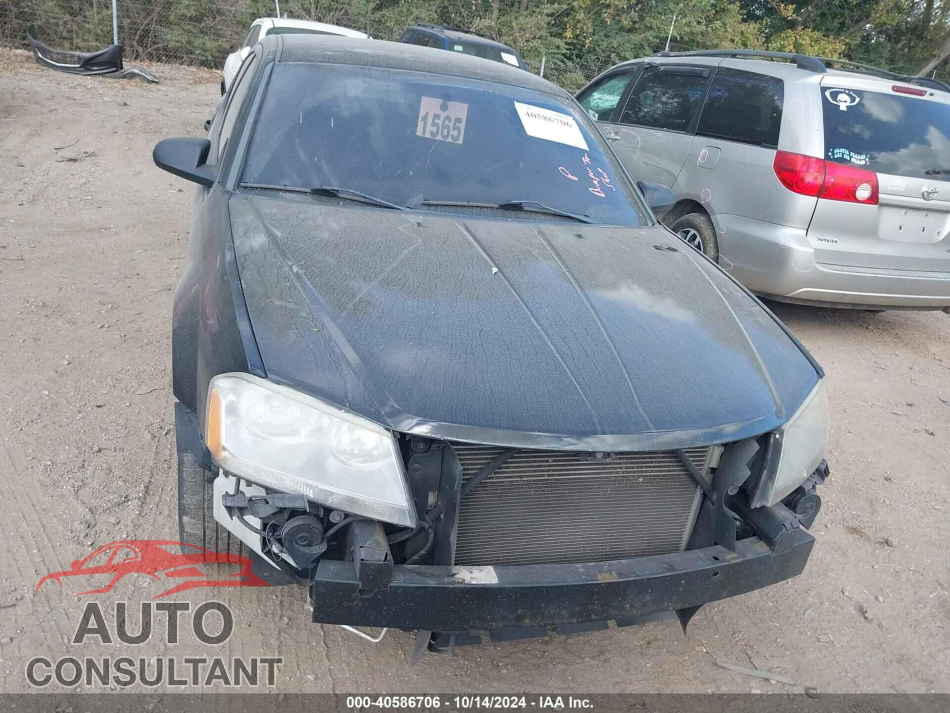 DODGE AVENGER 2012 - 1C3CDZCB2CN313226