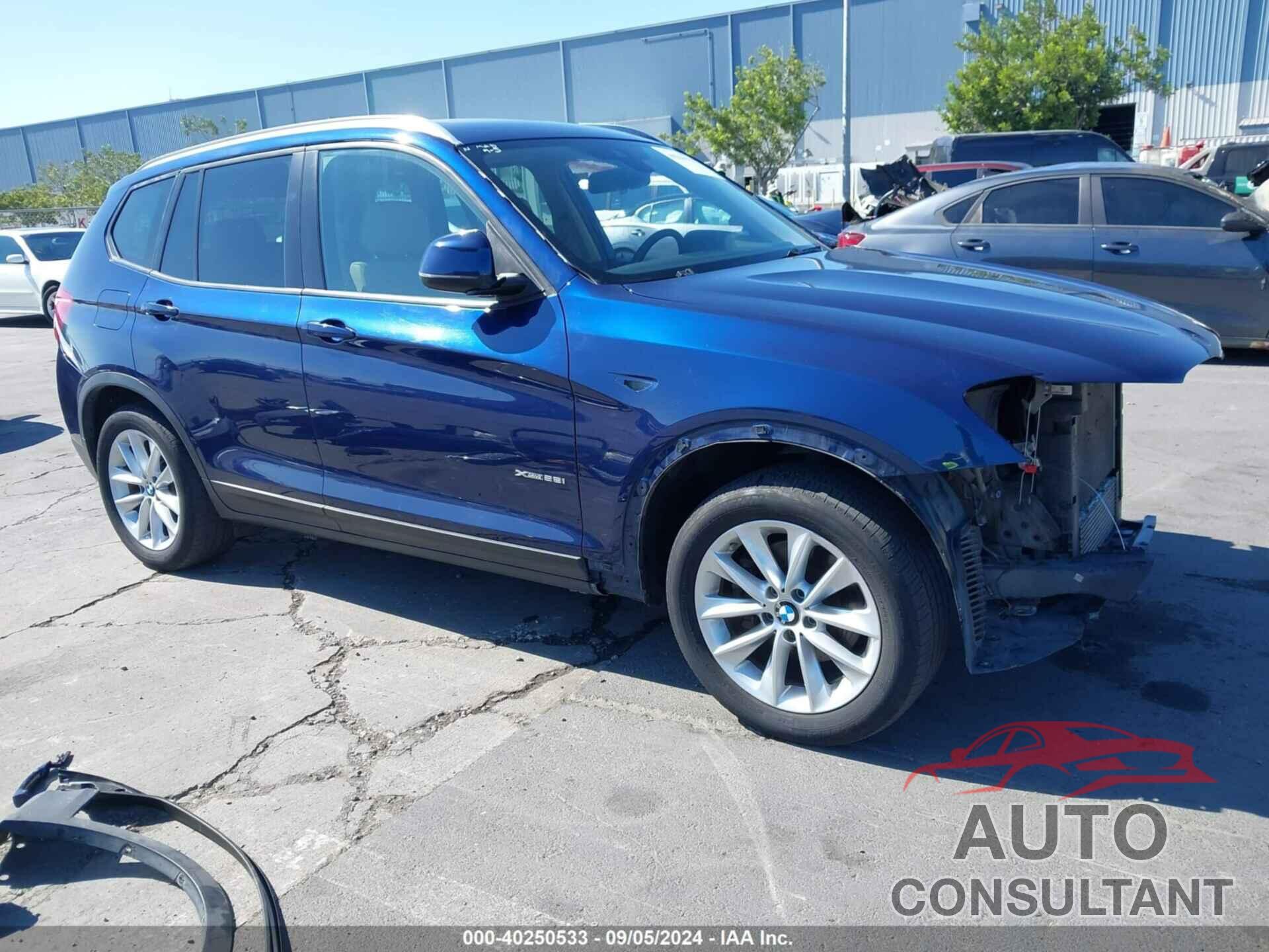 BMW X3 2017 - 5UXWX9C3XH0T18055