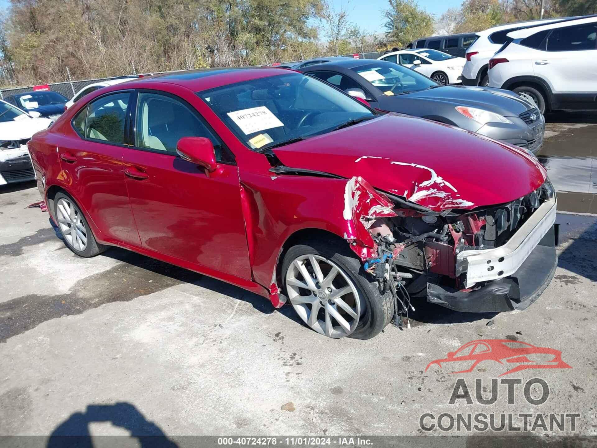 LEXUS IS 250 2011 - JTHCF5C26B5046586