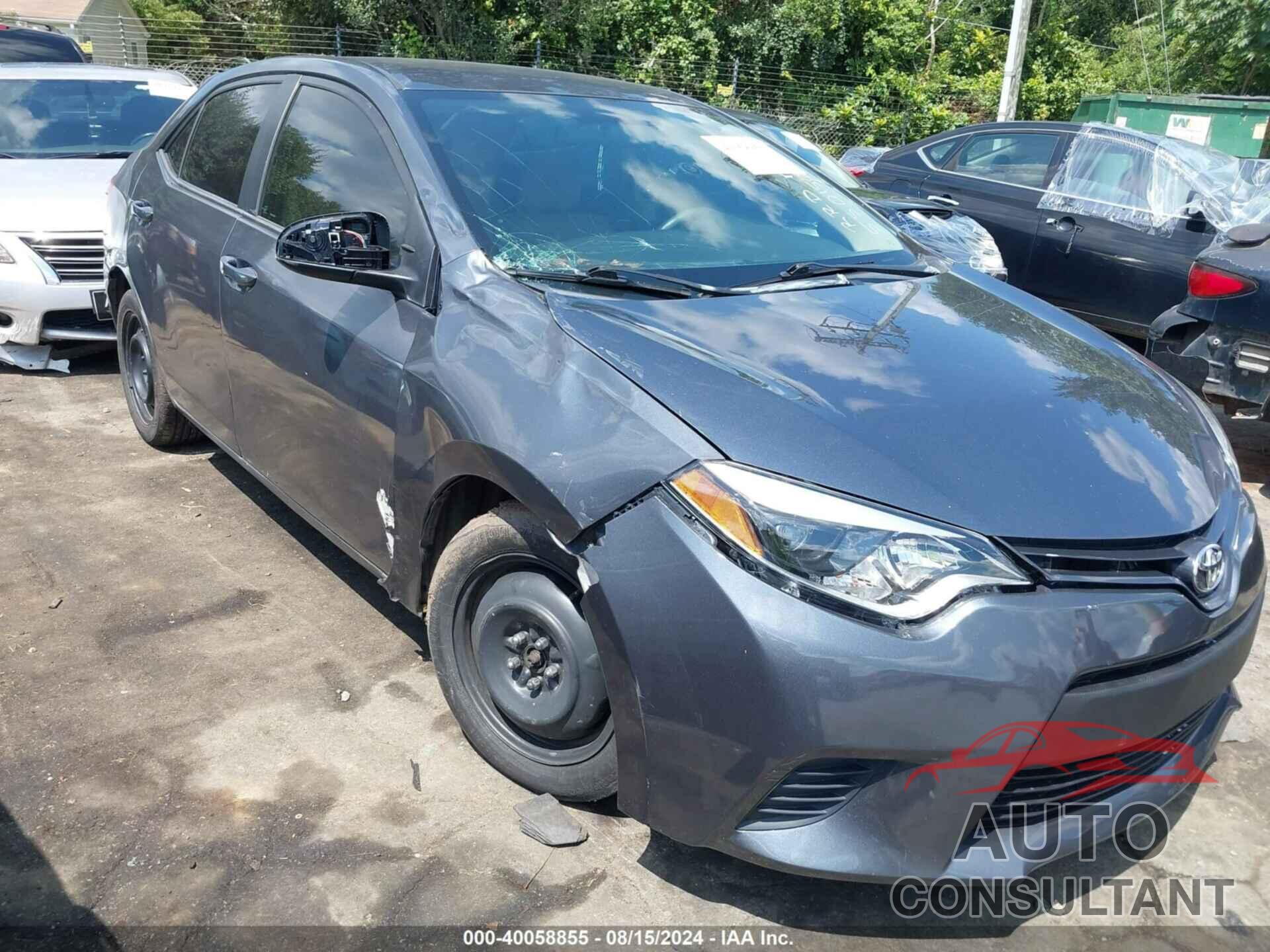 TOYOTA COROLLA 2016 - 2T1BURHE3GC550150