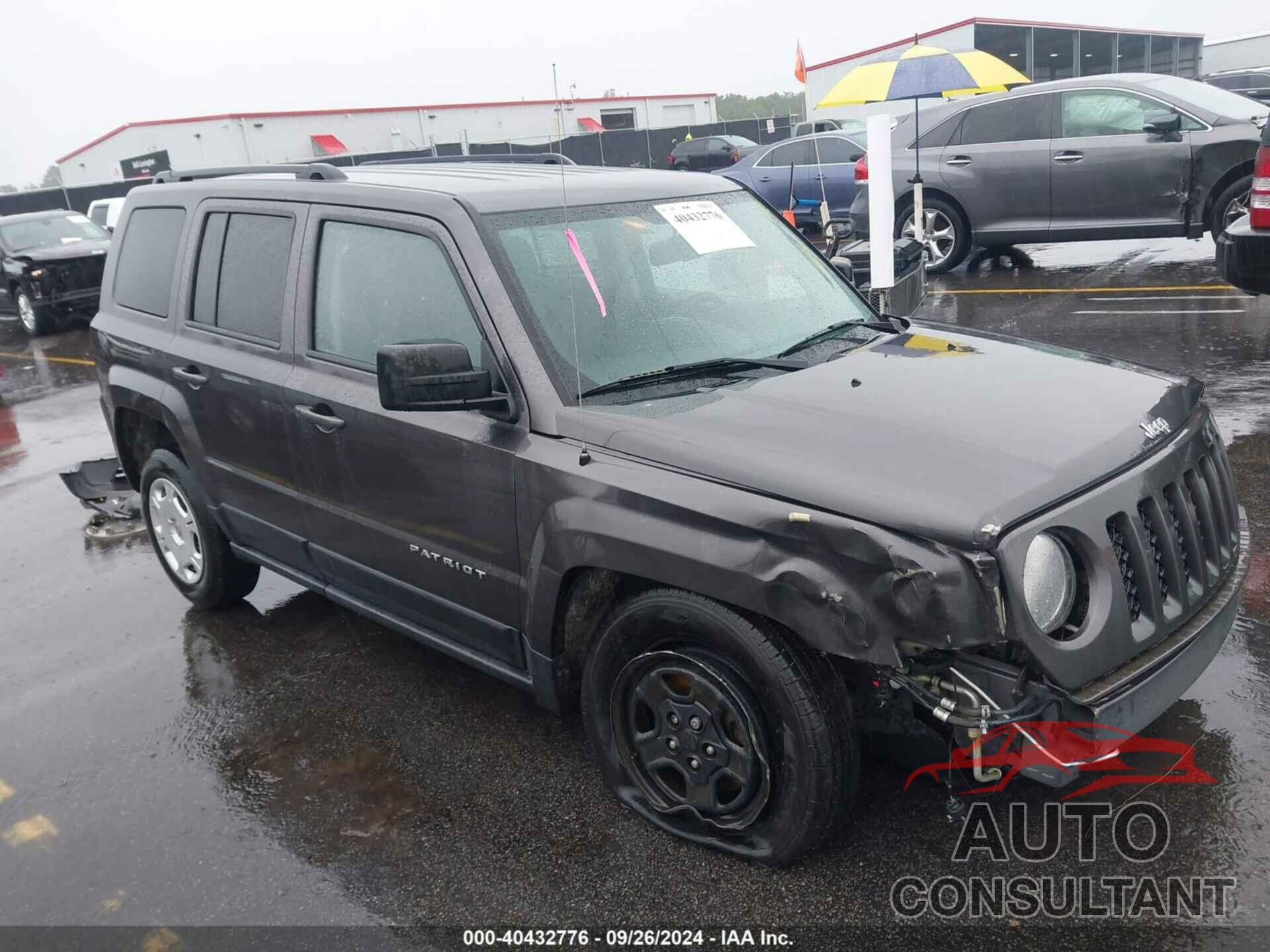 JEEP PATRIOT 2017 - 1C4NJPBB6HD153030