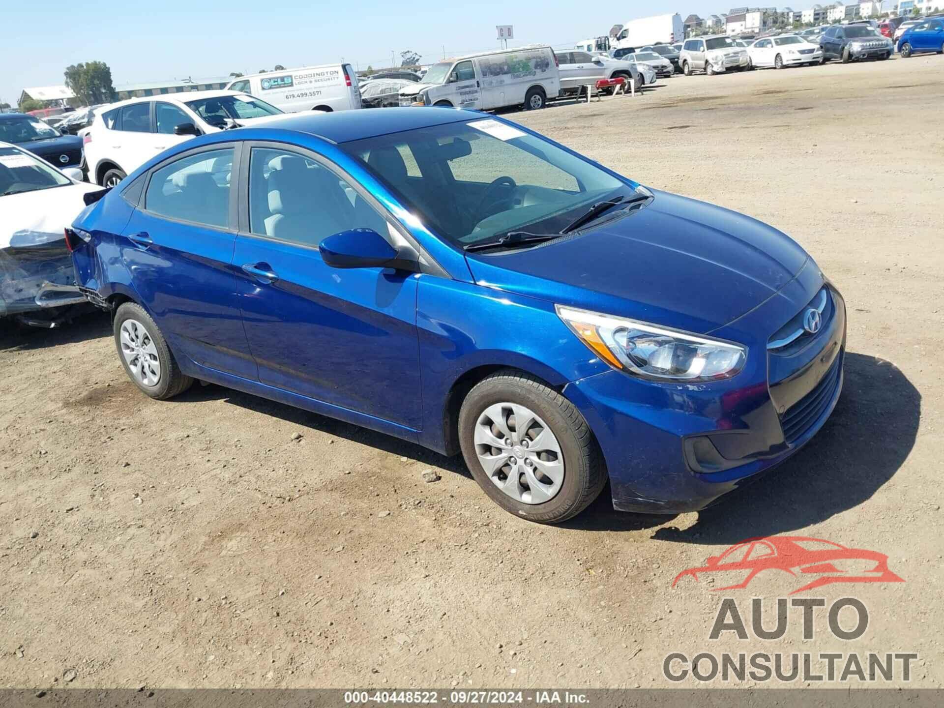 HYUNDAI ACCENT 2017 - KMHCT4AE9HU219237