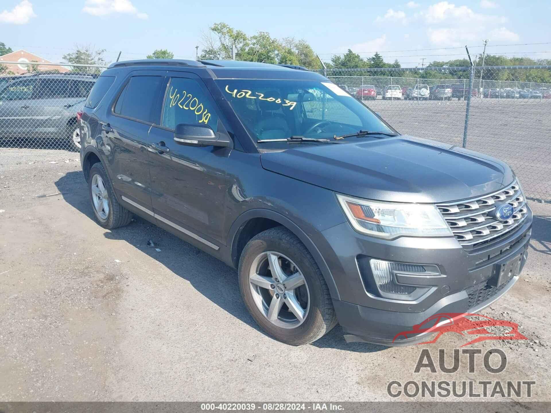 FORD EXPLORER 2016 - 1FM5K8D81GGA03193