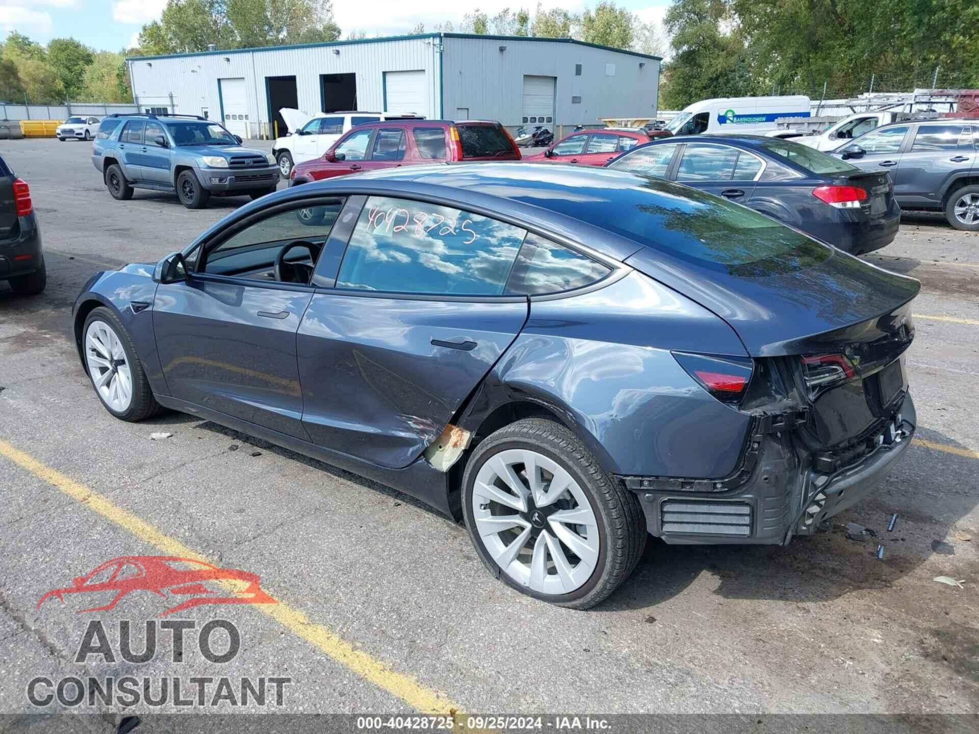 TESLA MODEL 3 2022 - 5YJ3E1EB5NF264967