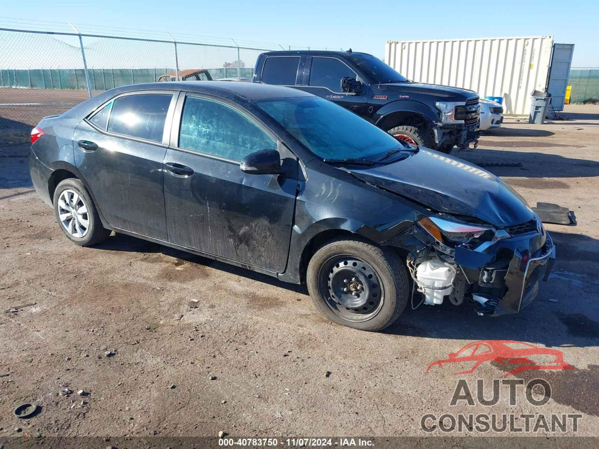 TOYOTA COROLLA 2014 - 5YFBURHE3EP152739