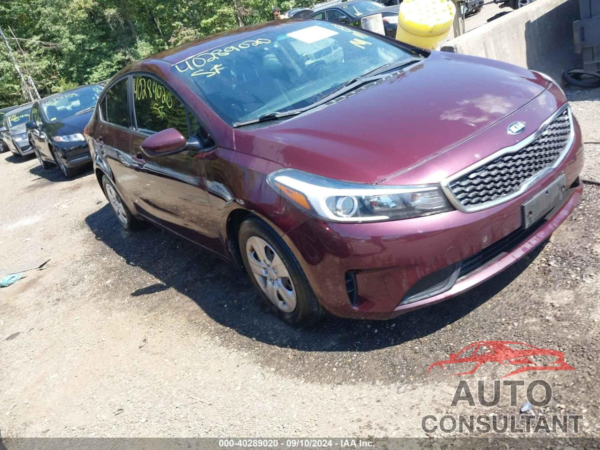 KIA FORTE 2018 - 3KPFL4A79JE208326