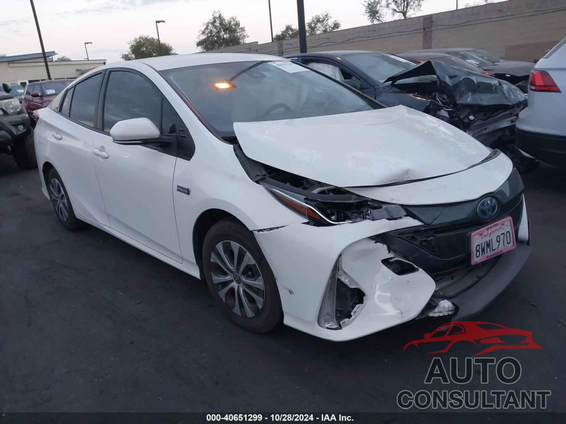 TOYOTA PRIUS PRIME 2021 - JTDKAMFP6M3192725