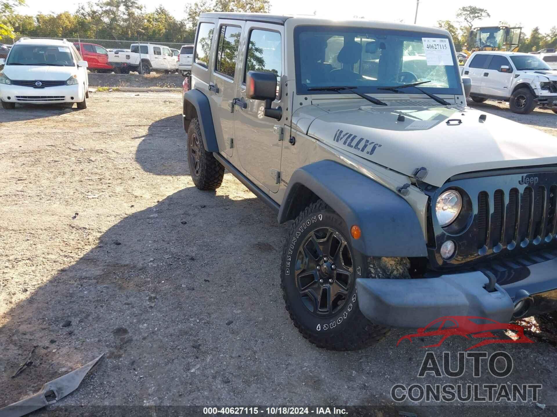 JEEP WRANGLER UNLIMITED 2017 - 1C4BJWDG1HL616901