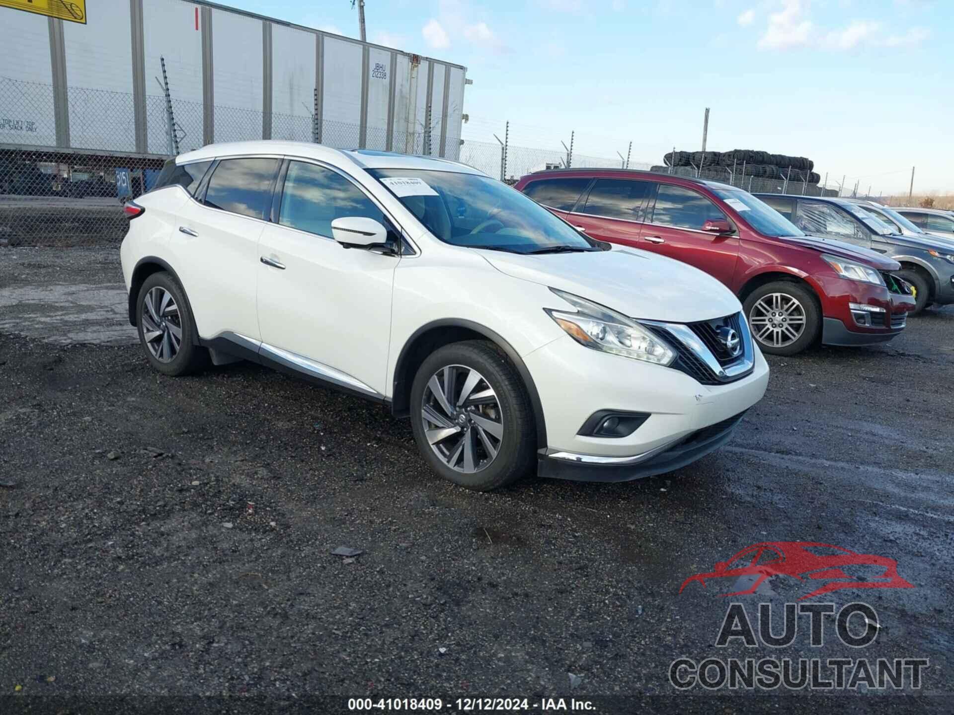 NISSAN MURANO 2018 - 5N1AZ2MG1JN110889