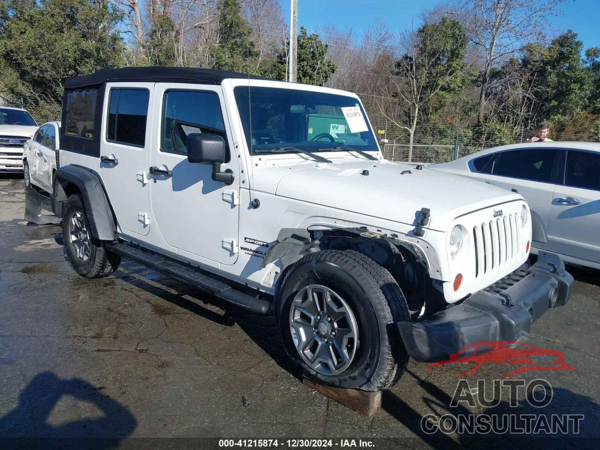 JEEP WRANGLER UNLIMITED 2012 - 1C4BJWDG6CL203154