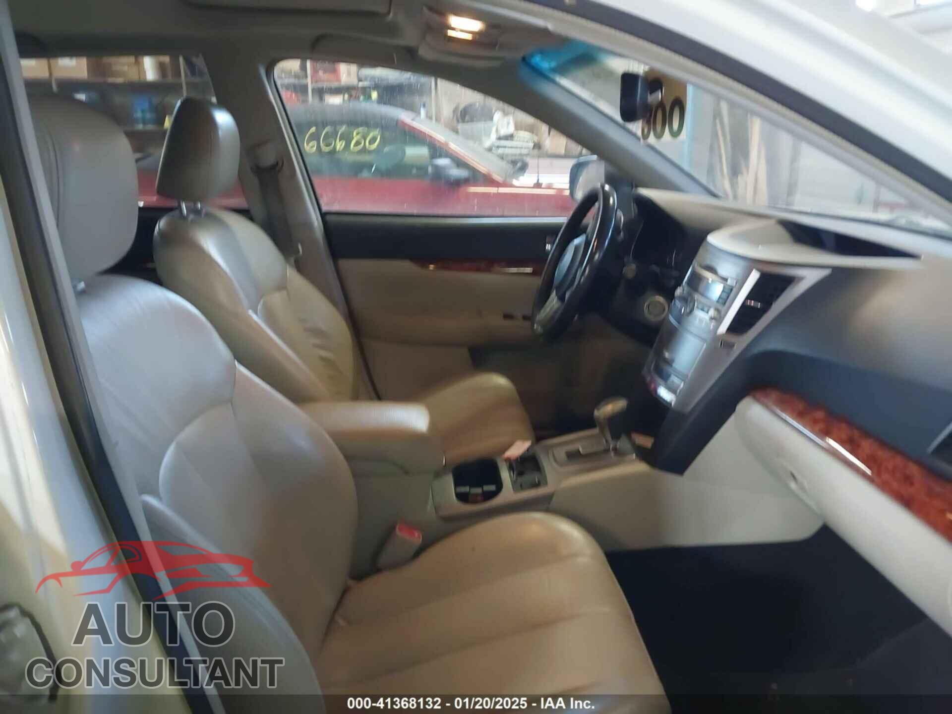 SUBARU OUTBACK 2010 - 4S4BRBKC6A3355879