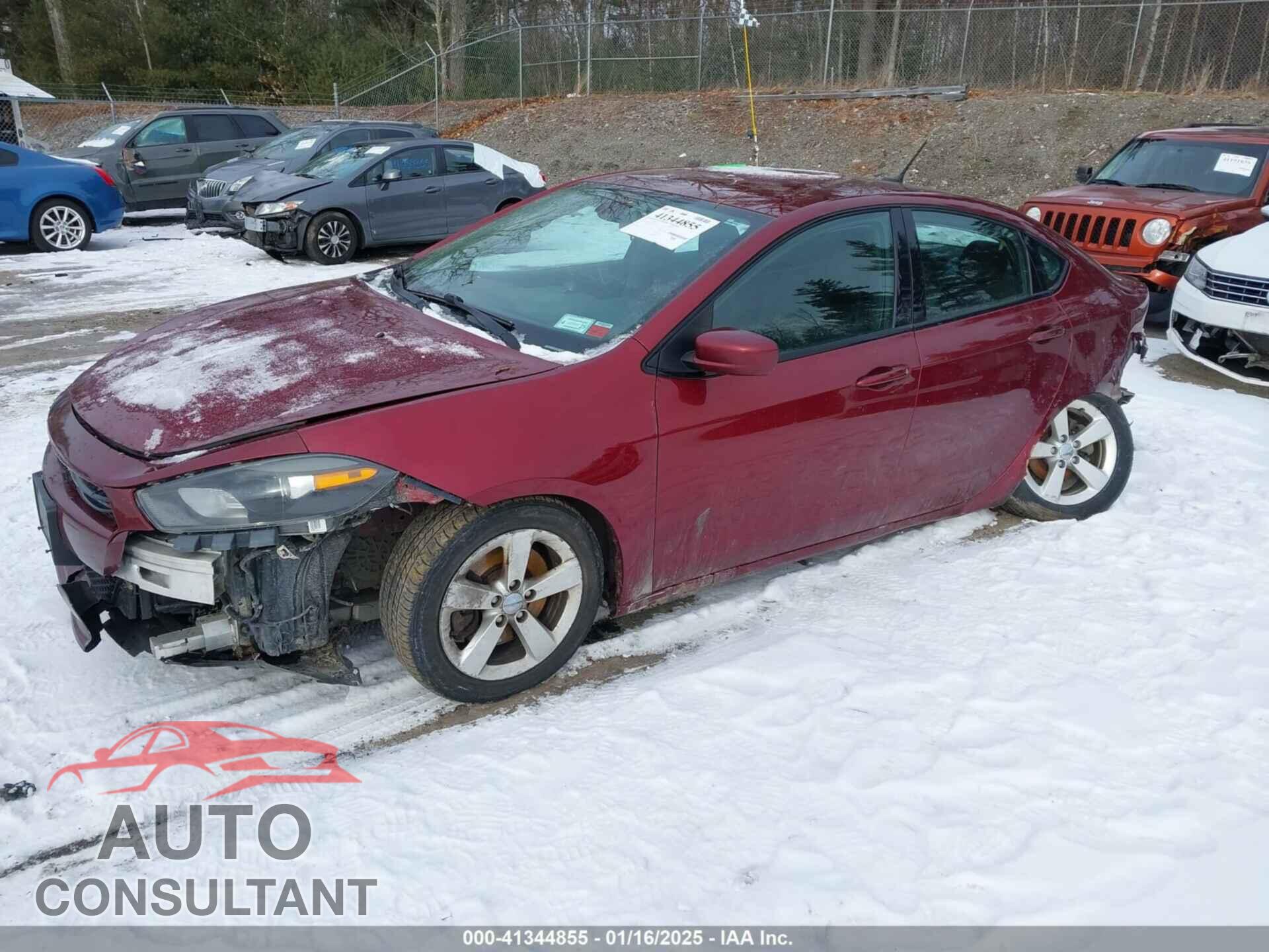 DODGE DART 2015 - 1C3CDFBB6FD374380