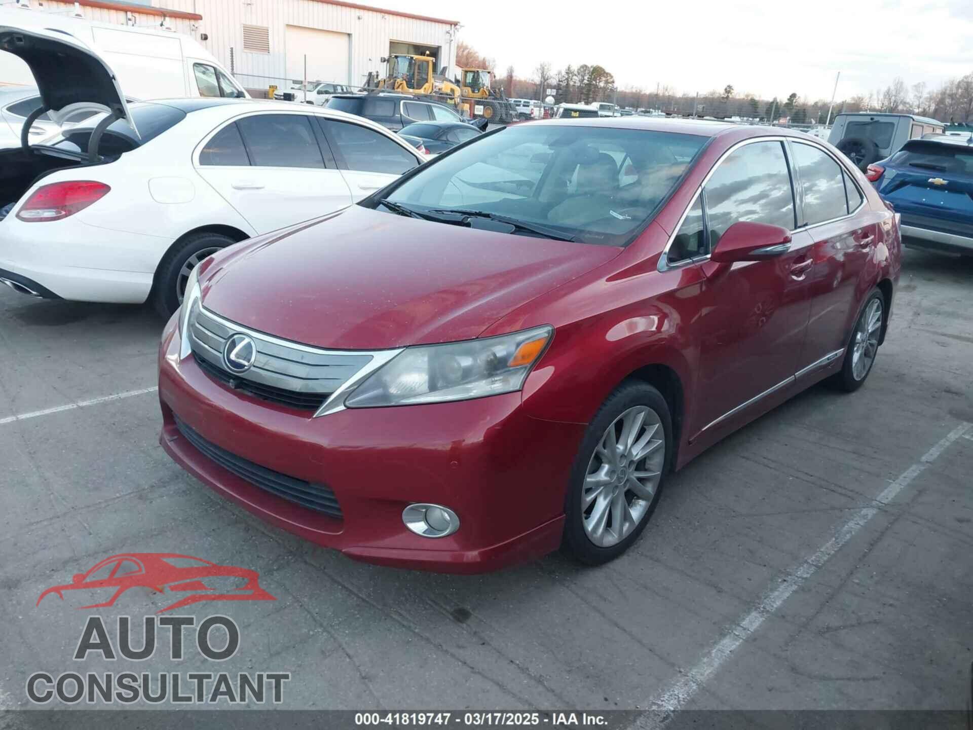 LEXUS HS 250H 2011 - JTHBB1BA6B2043942