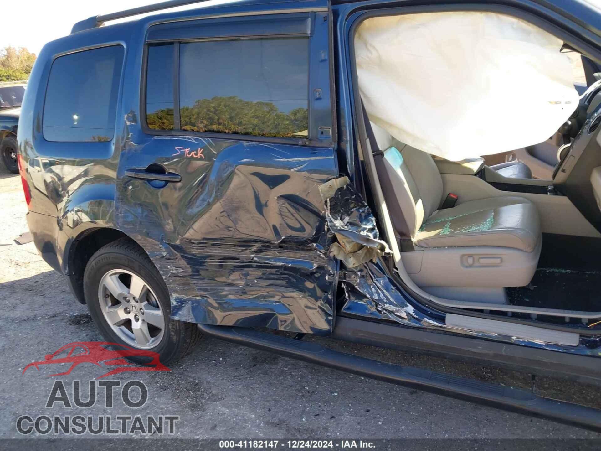 HONDA PILOT 2011 - 5FNYF3H61BB014151