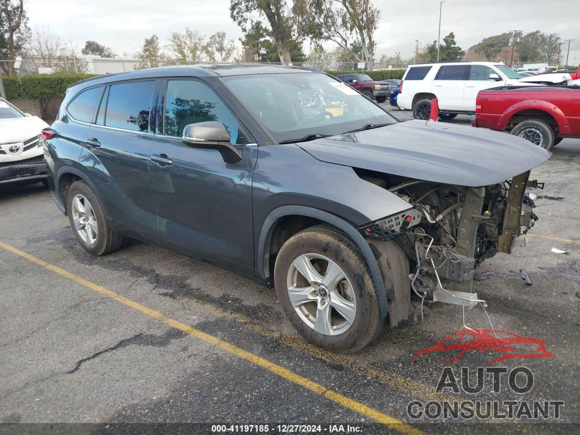 TOYOTA HIGHLANDER 2021 - 5TDCZRAH0MS033644