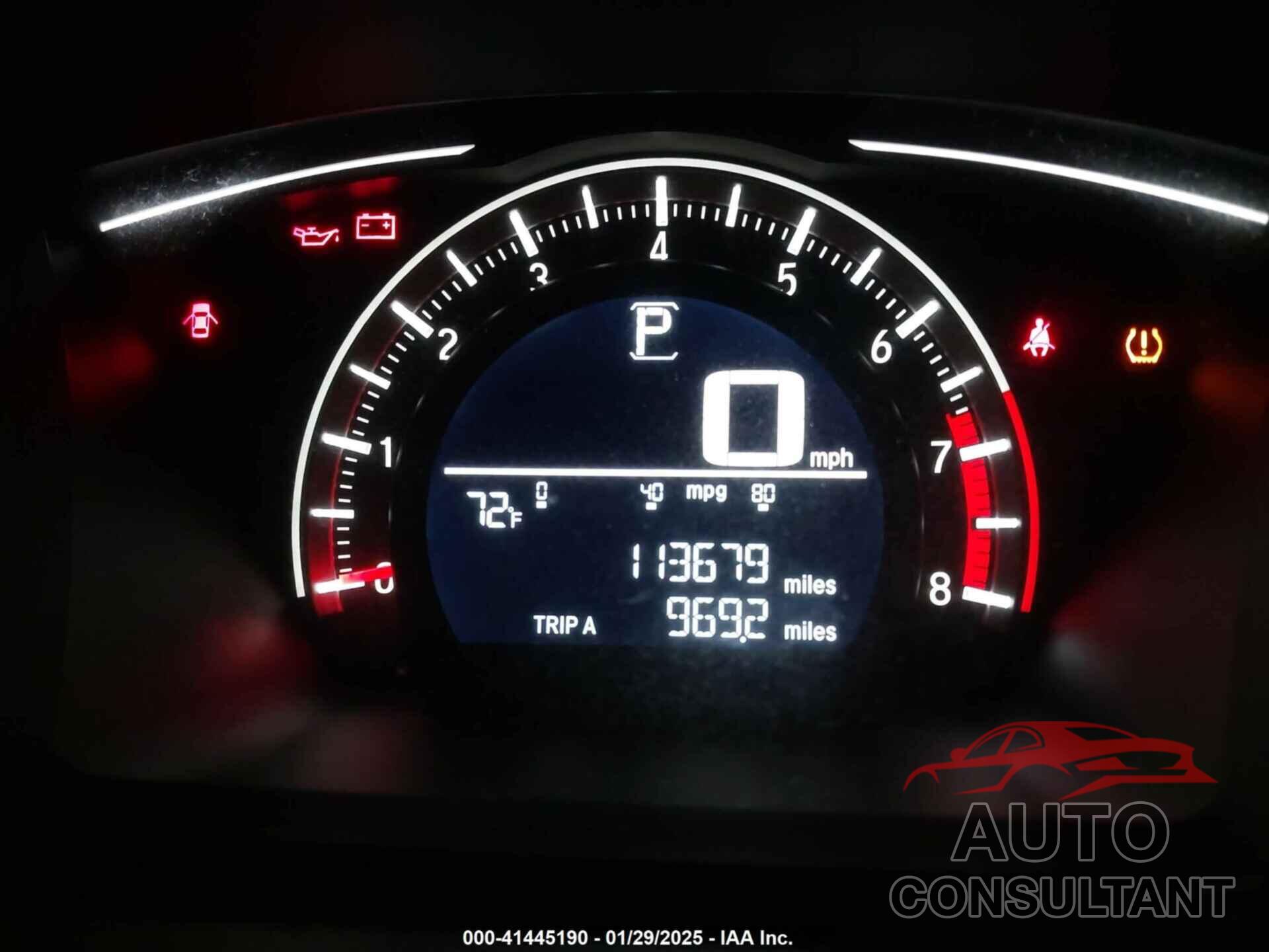 HONDA CIVIC 2017 - 19XFC2F51HE228107