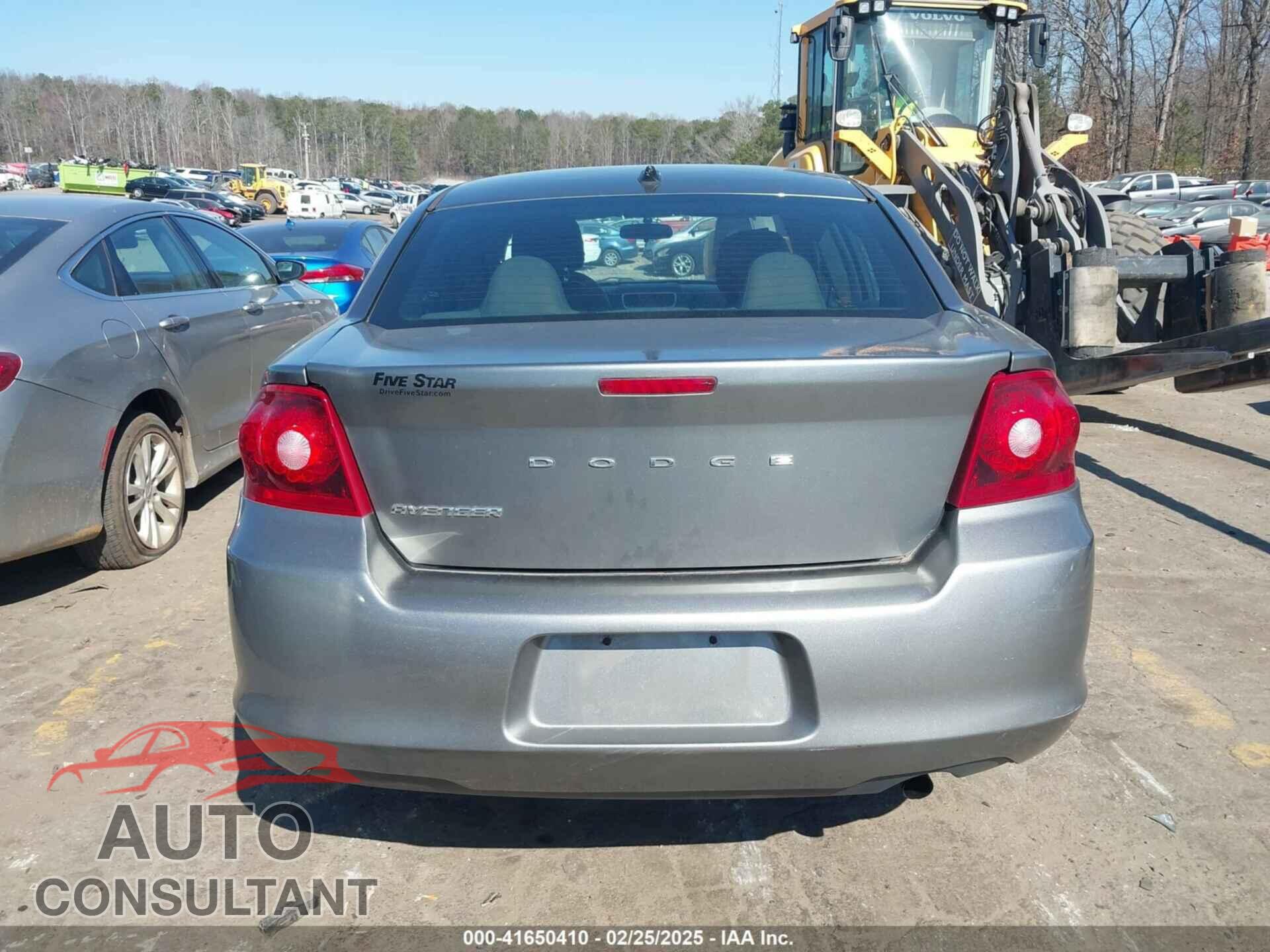 DODGE AVENGER 2013 - 1C3CDZAB2DN627219