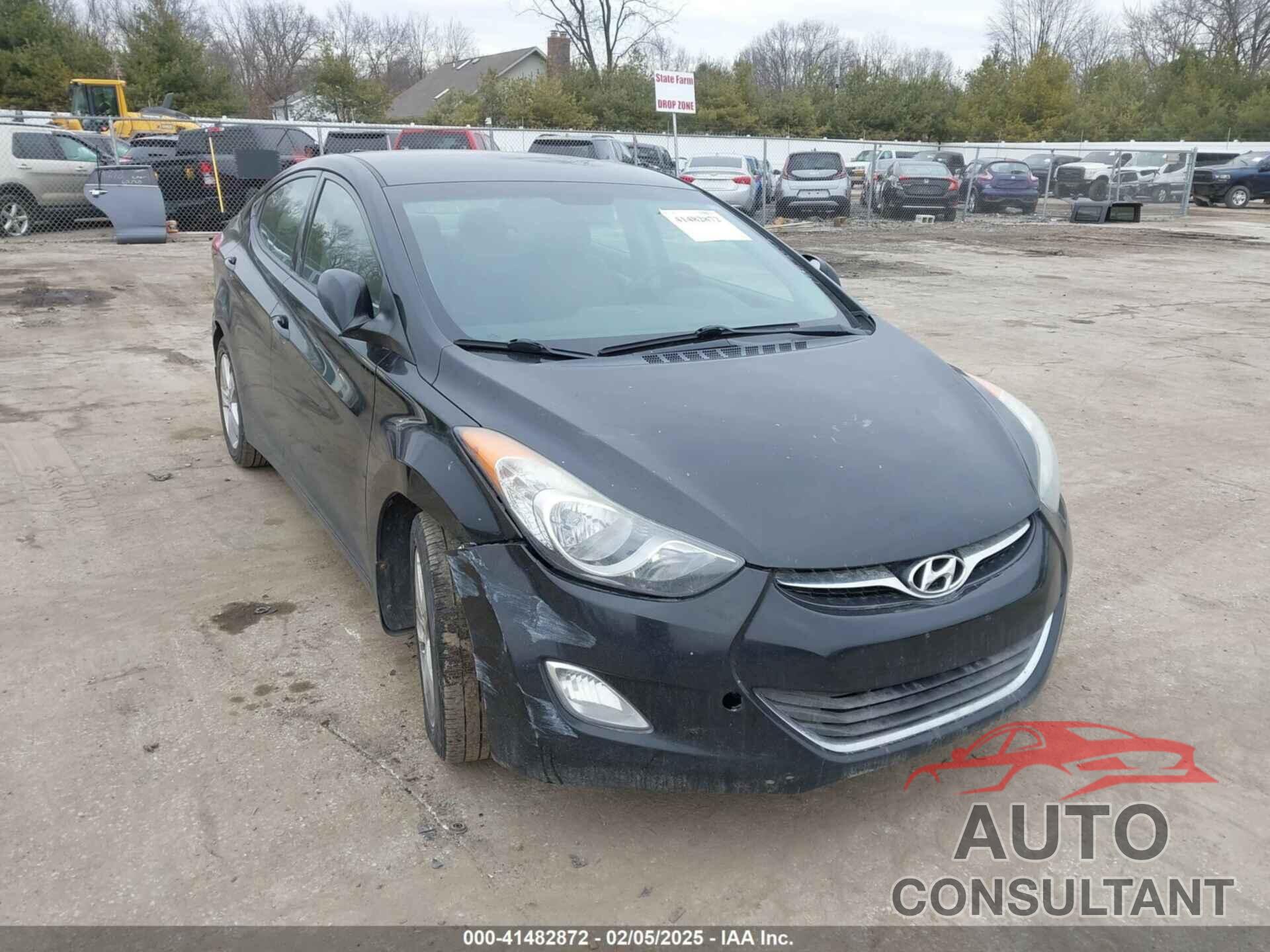 HYUNDAI ELANTRA 2013 - 5NPDH4AE4DH407338