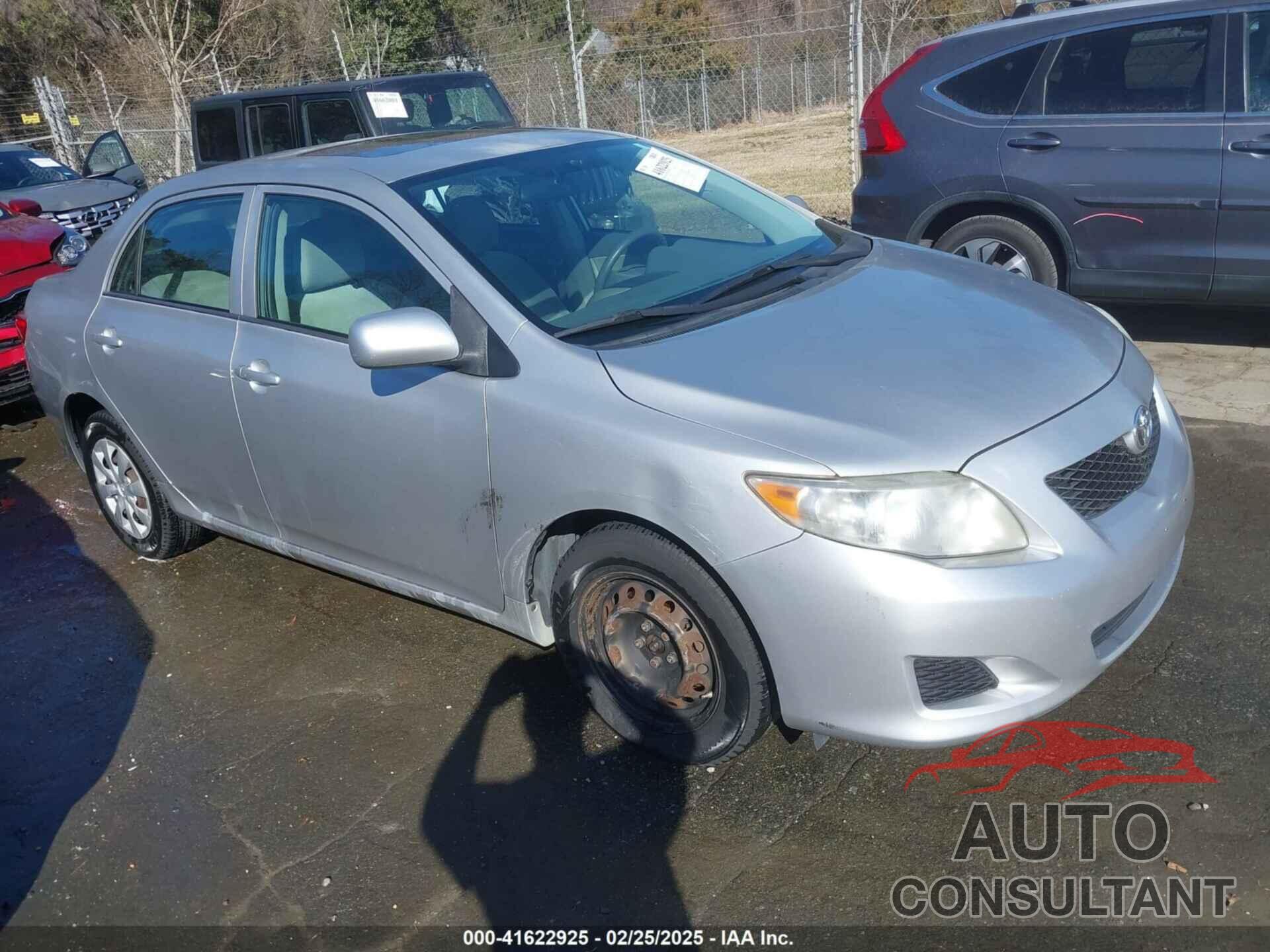 TOYOTA COROLLA 2009 - 2T1BU40E99C057042