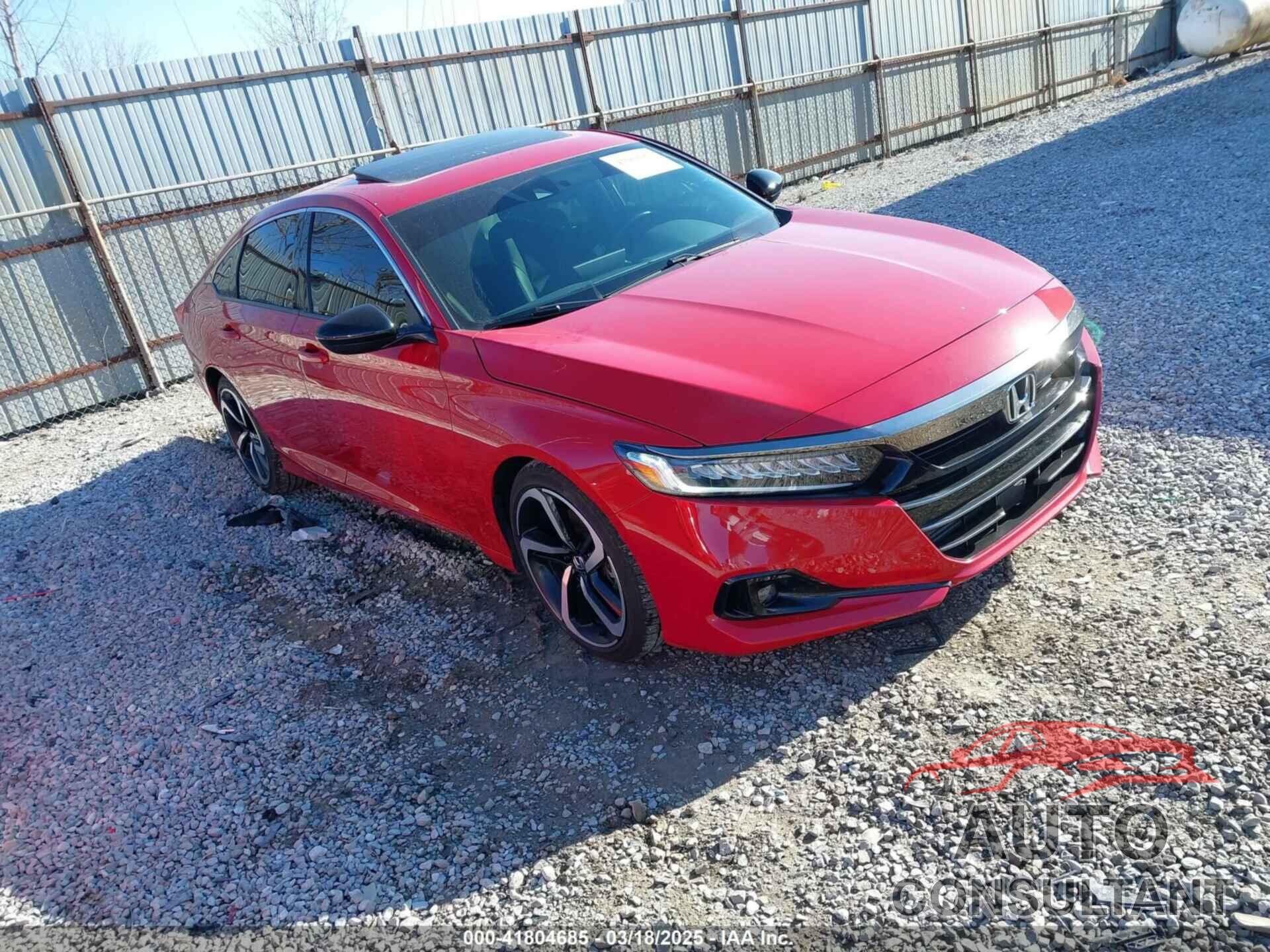 HONDA ACCORD 2021 - 1HGCV2F33MA007506