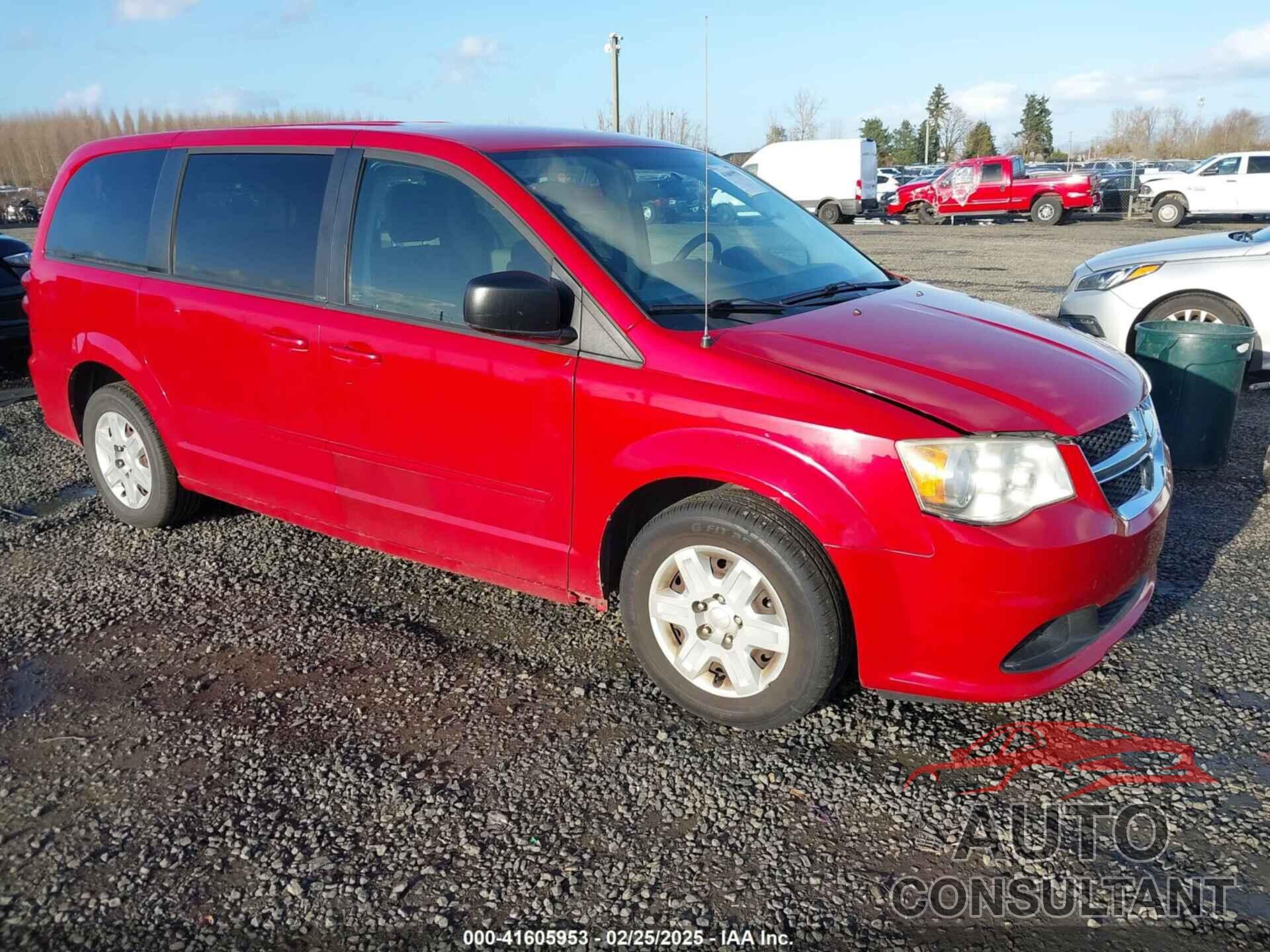 DODGE GRAND CARAVAN 2012 - 2C4RDGBG4CR288095