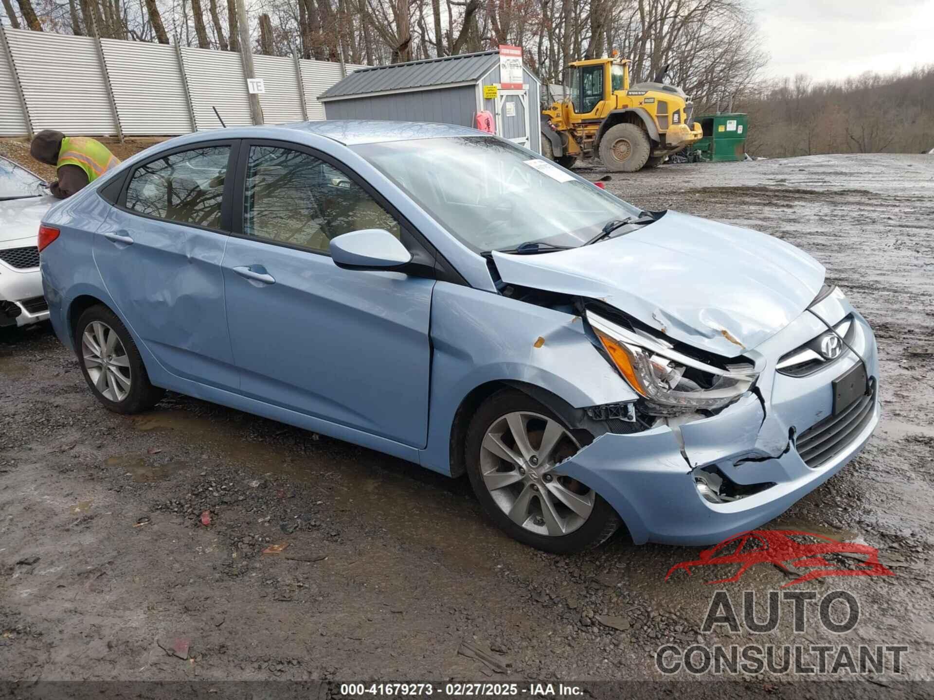 HYUNDAI ACCENT 2014 - KMHCU4AE0EU700700