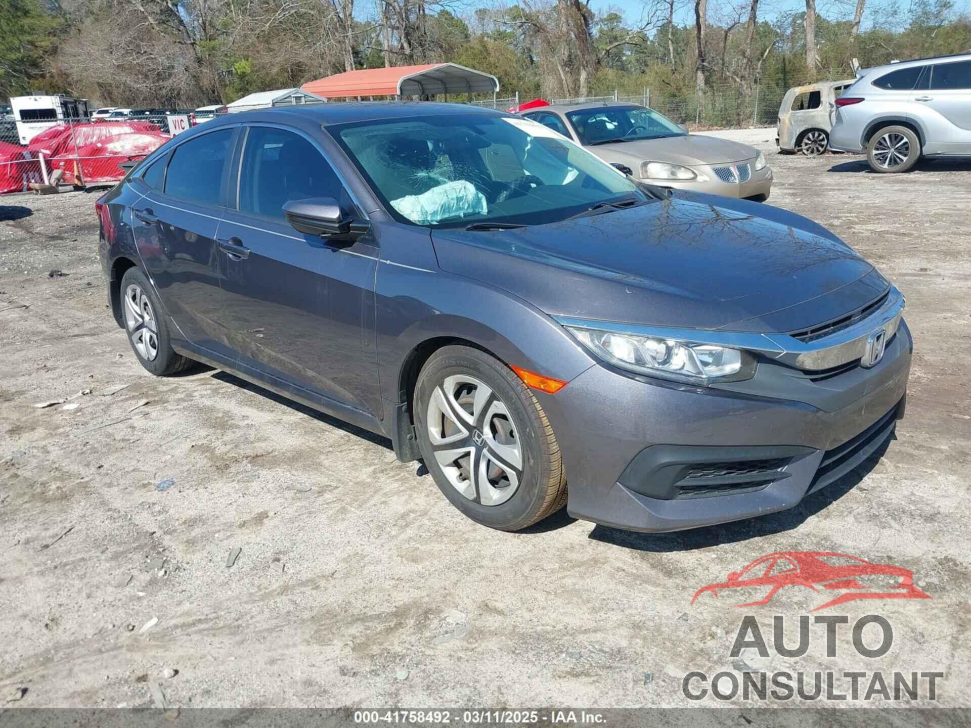HONDA CIVIC 2017 - 19XFC2F59HE050964
