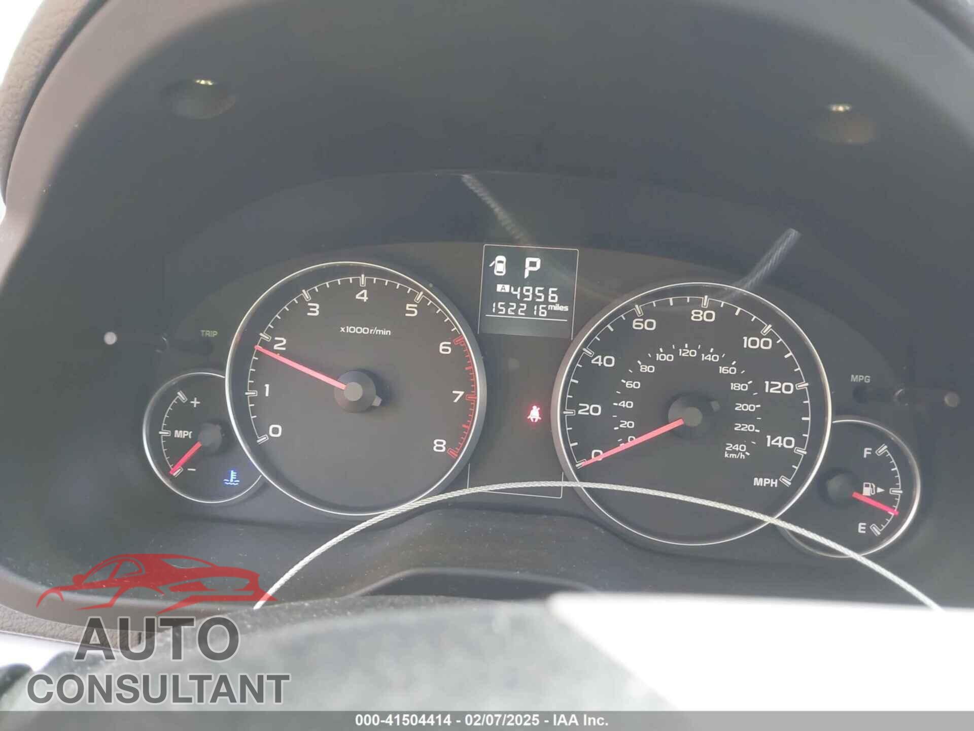 SUBARU OUTBACK 2014 - 4S4BRBDC0E3228323