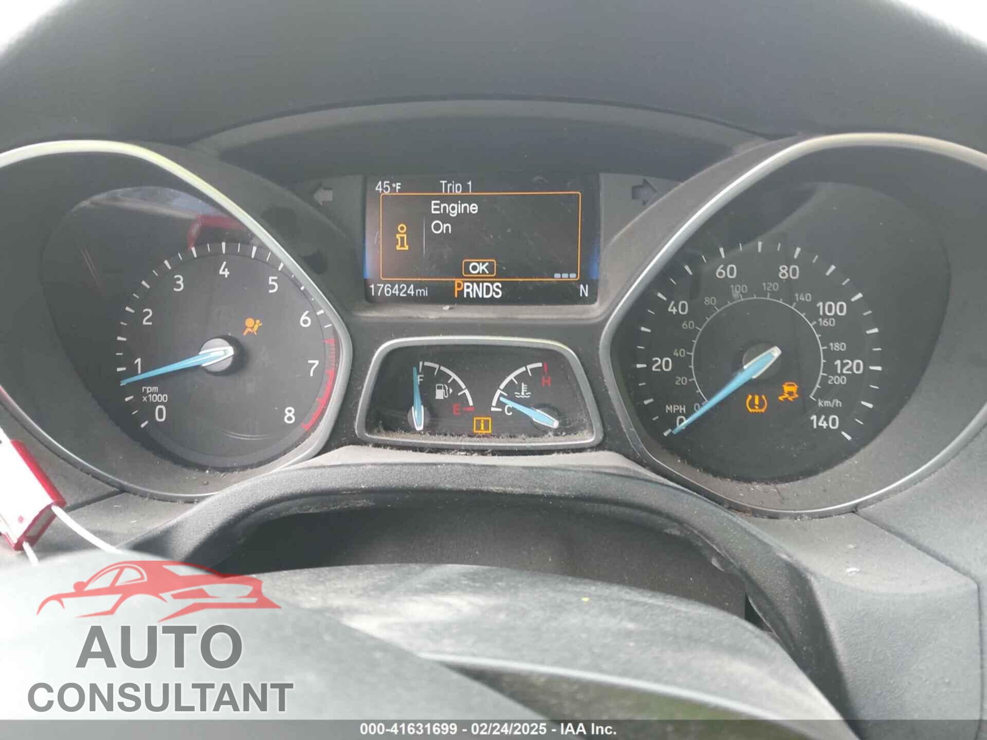 FORD FOCUS 2017 - 1FADP3H27HL221776