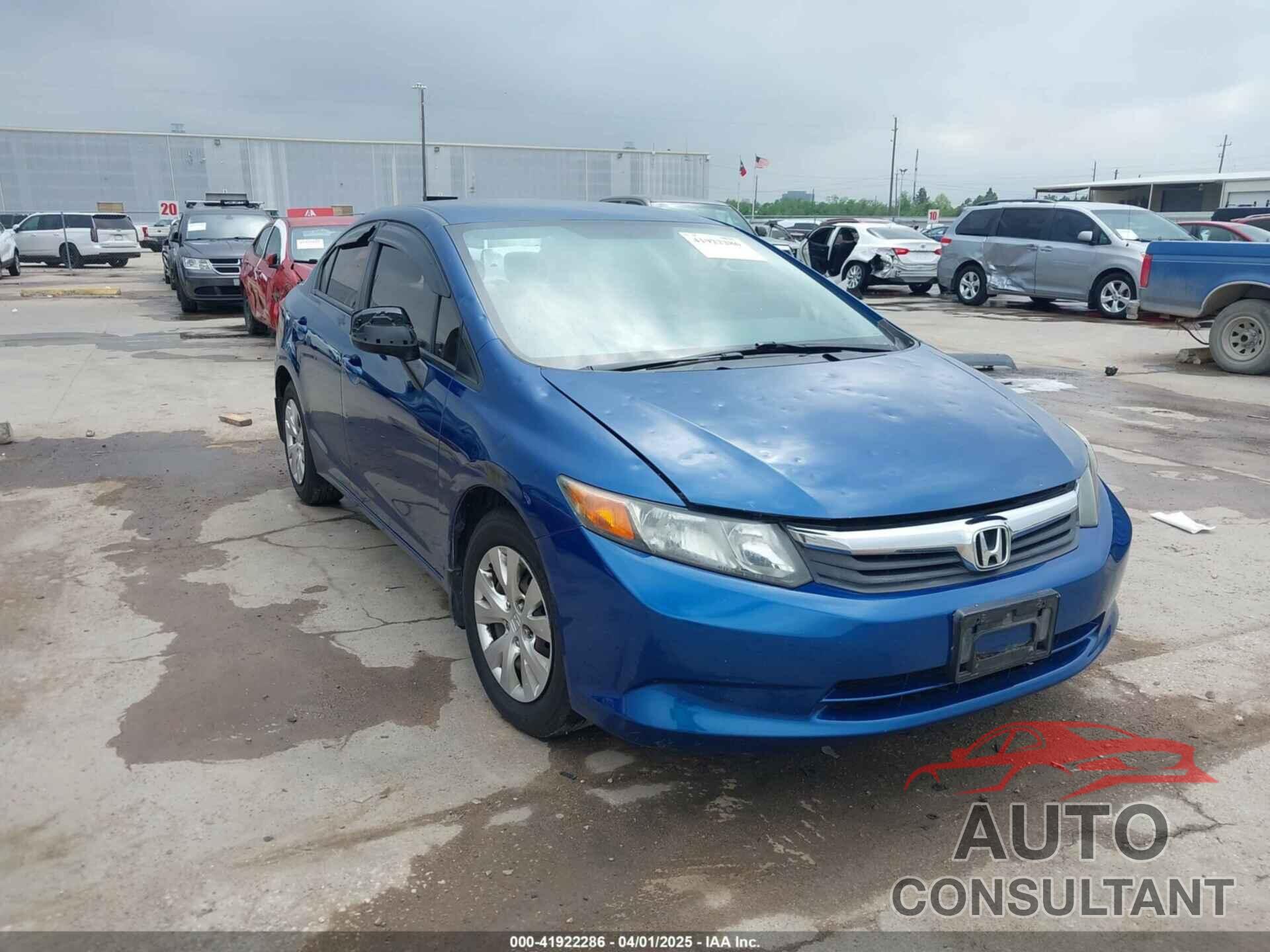 HONDA CIVIC 2012 - 2HGFB2F59CH584600