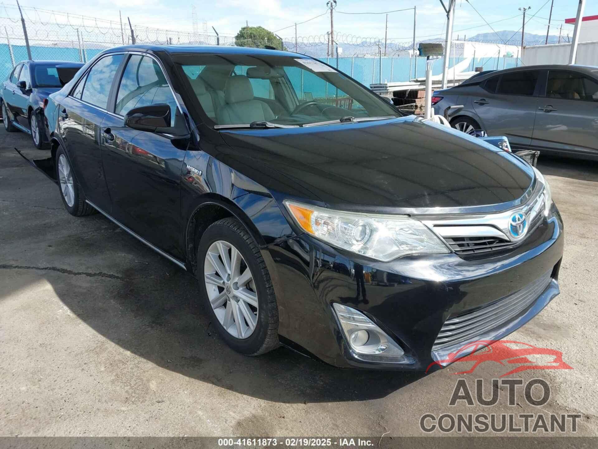 TOYOTA CAMRY HYBRID 2012 - 4T1BD1FK4CU011586