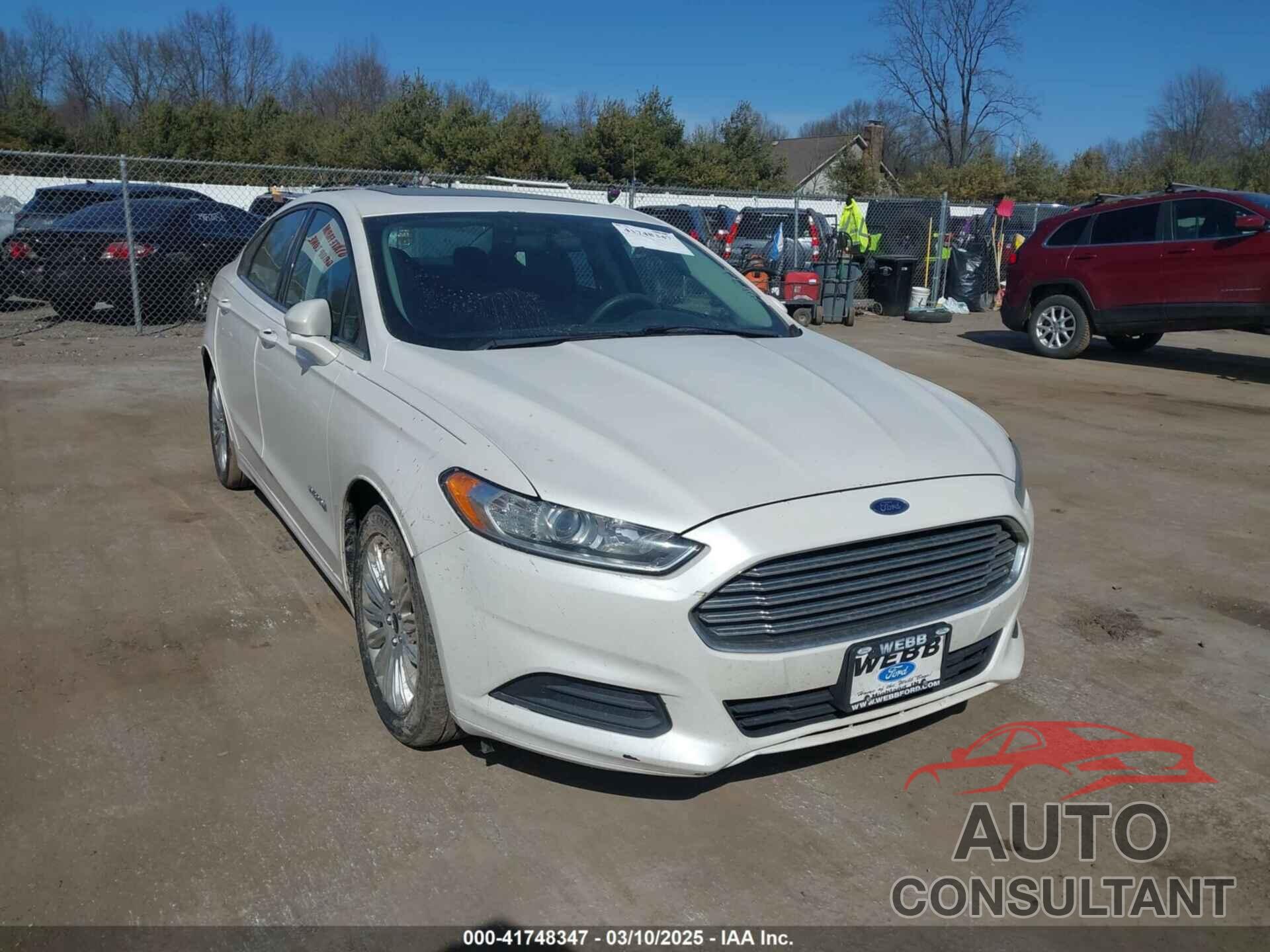 FORD FUSION HYBRID 2013 - 3FA6P0LU6DR199006