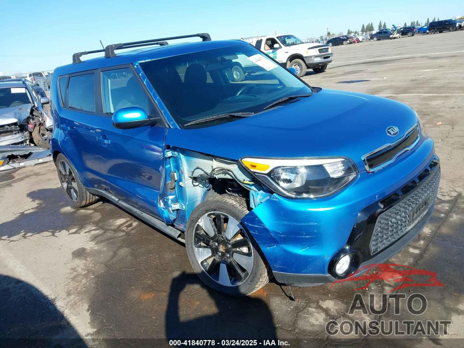 KIA SOUL 2016 - KNDJP3A56G7360757